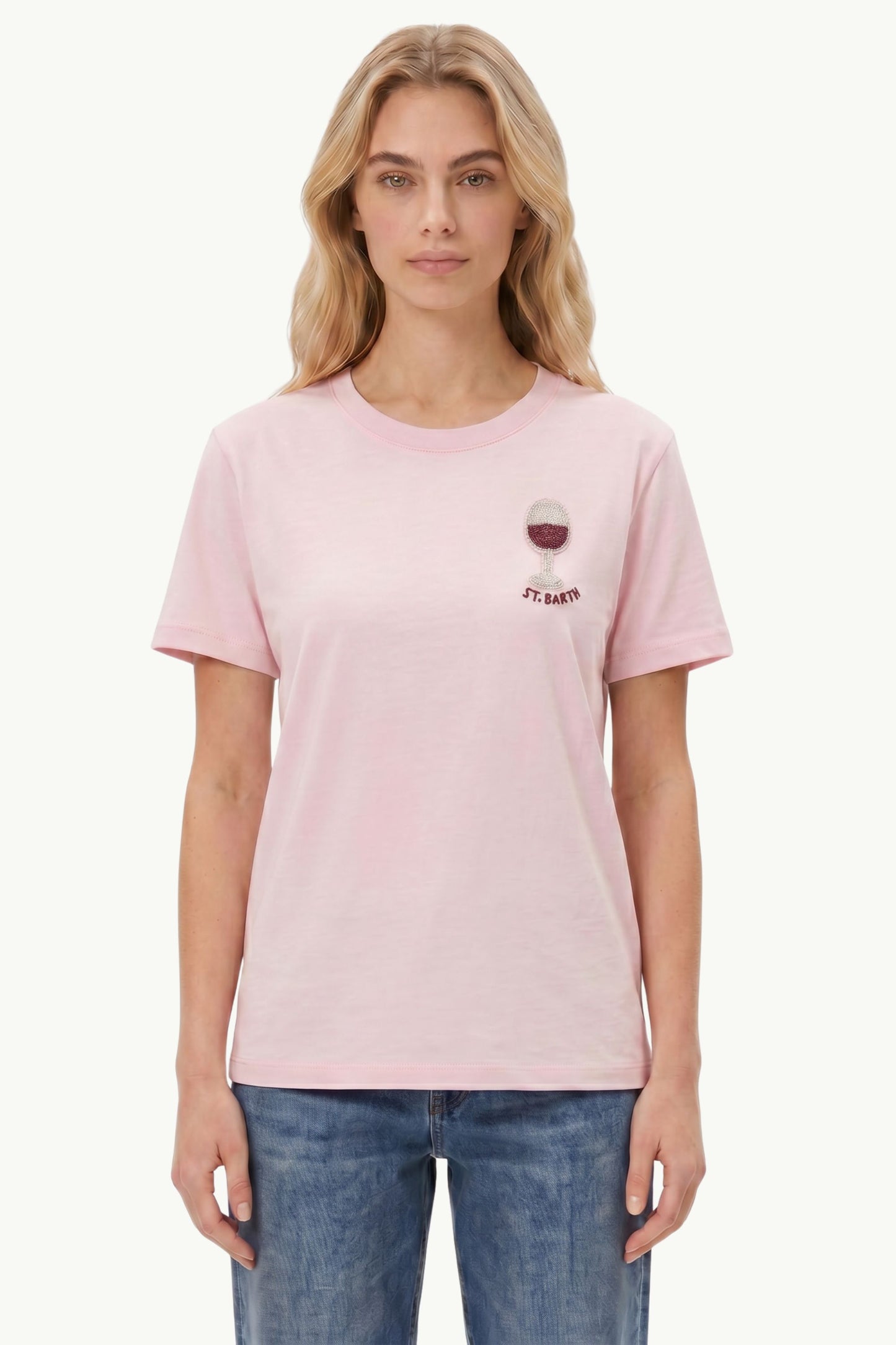  Mc2 Saint Barth Cotton Tshirt Rosa - 1
