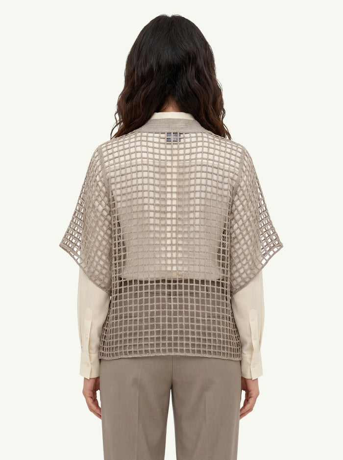  Peserico Maglia Tricot Cornely Beige - 4