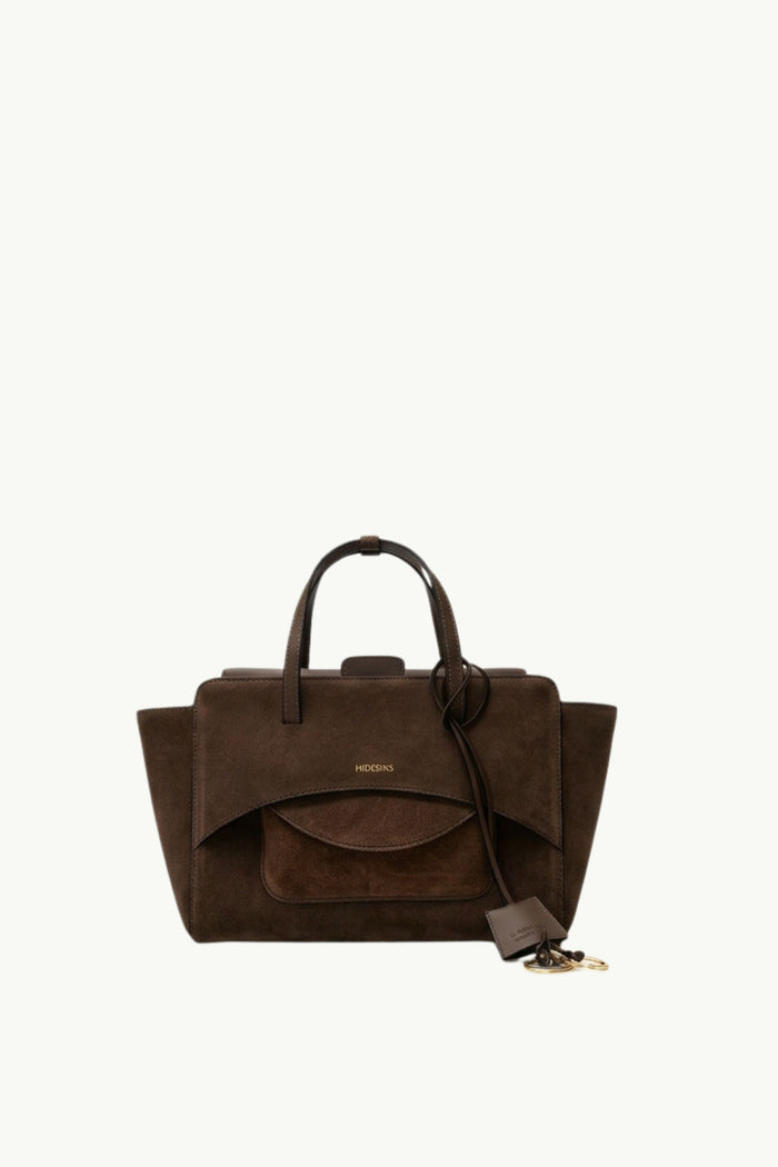 Borsa Flap M Suede Donna Hidesins