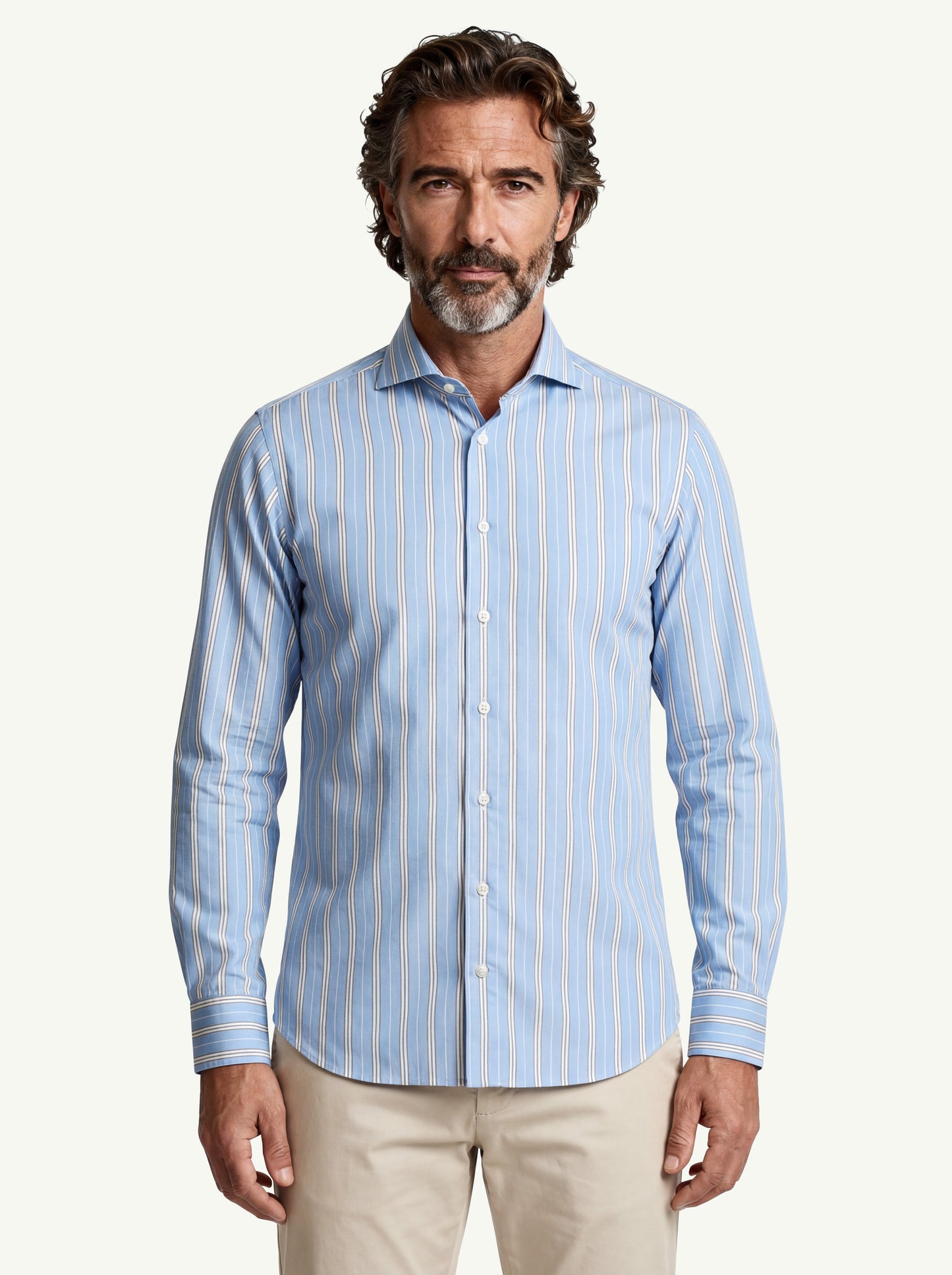  Borriello Men's Shirt Azzurro - 1