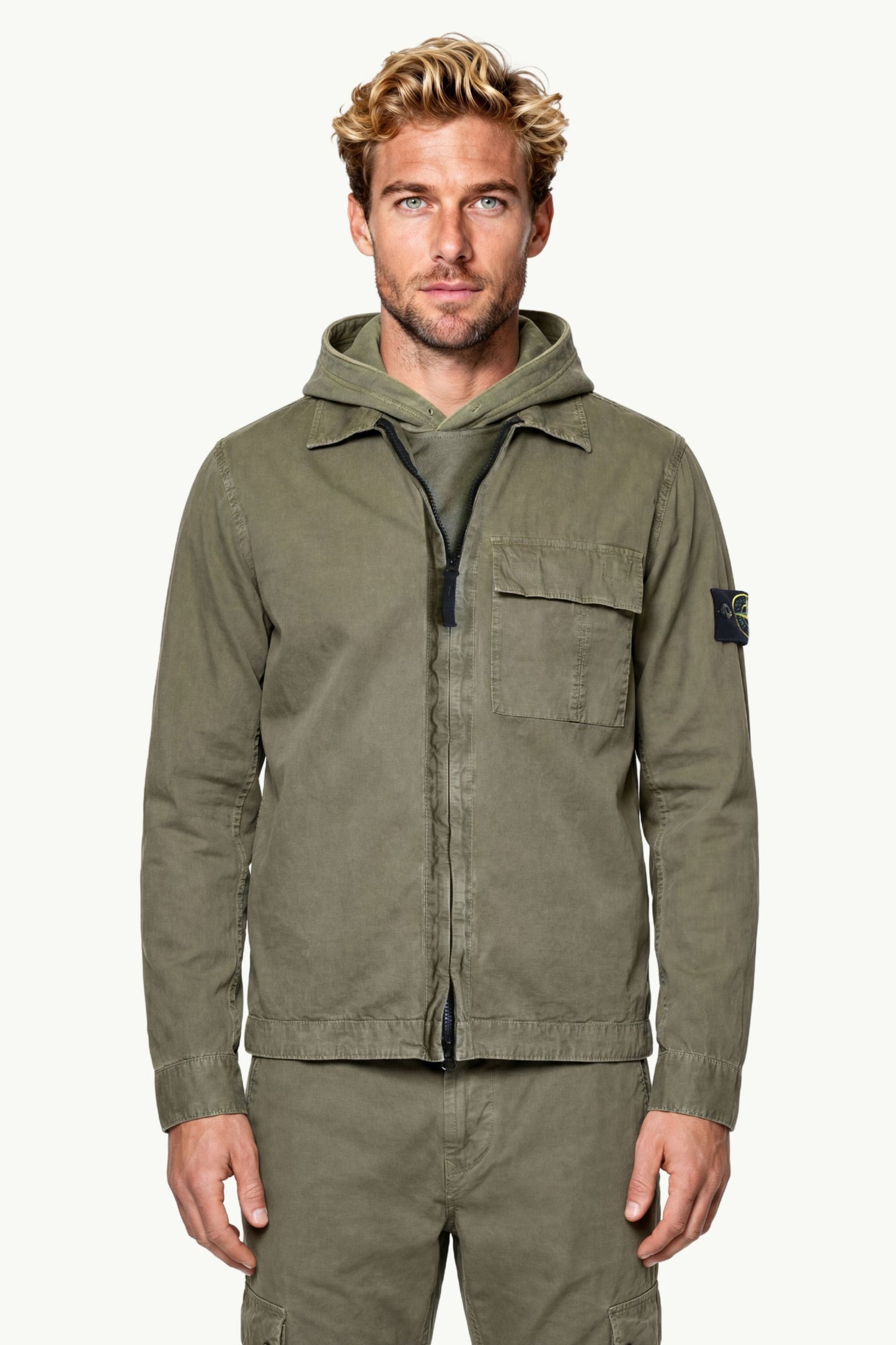  Stone Island Shirts Verde - 3