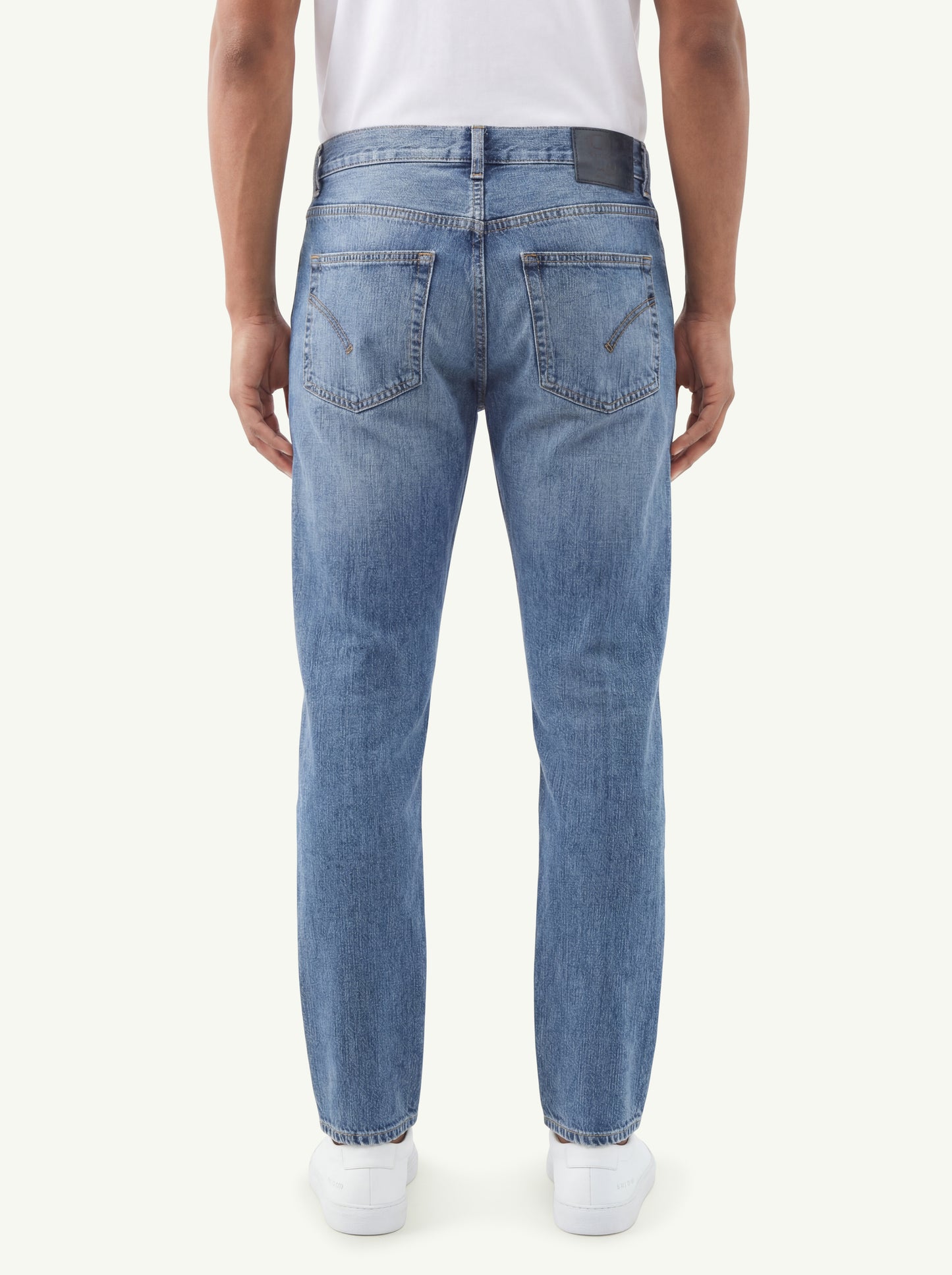  Dondup Men's Dian Carrot Slim Jeans Blu - 2