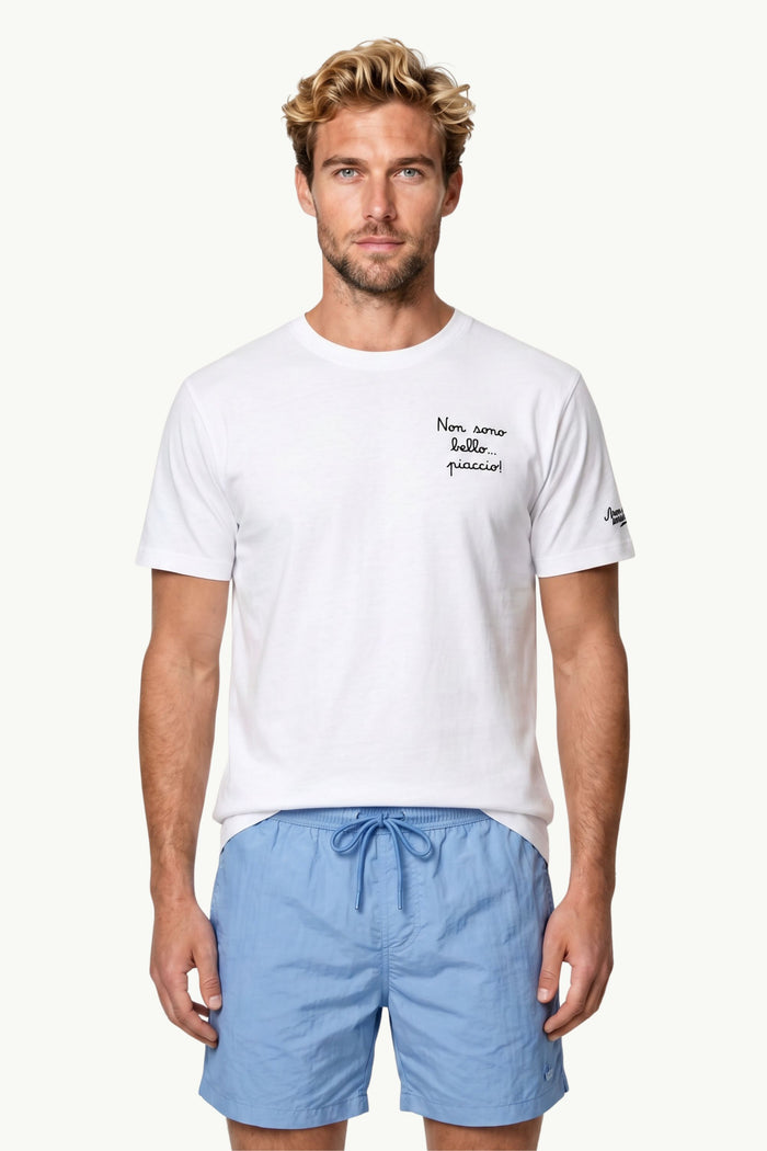 T-Shirt In Cotone  Uomo Mc2 Saint Barth