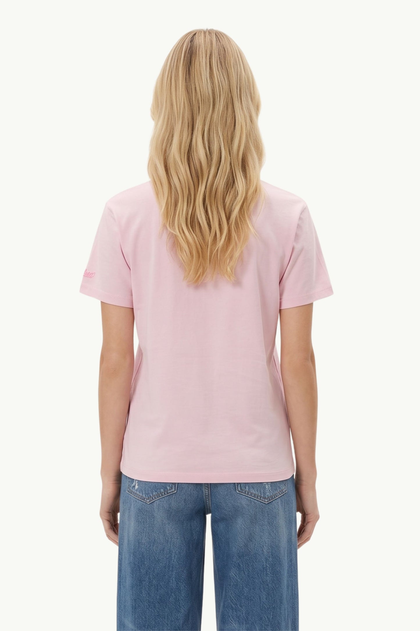  Mc2 Saint Barth Cotton T Shirt Rosa - 2