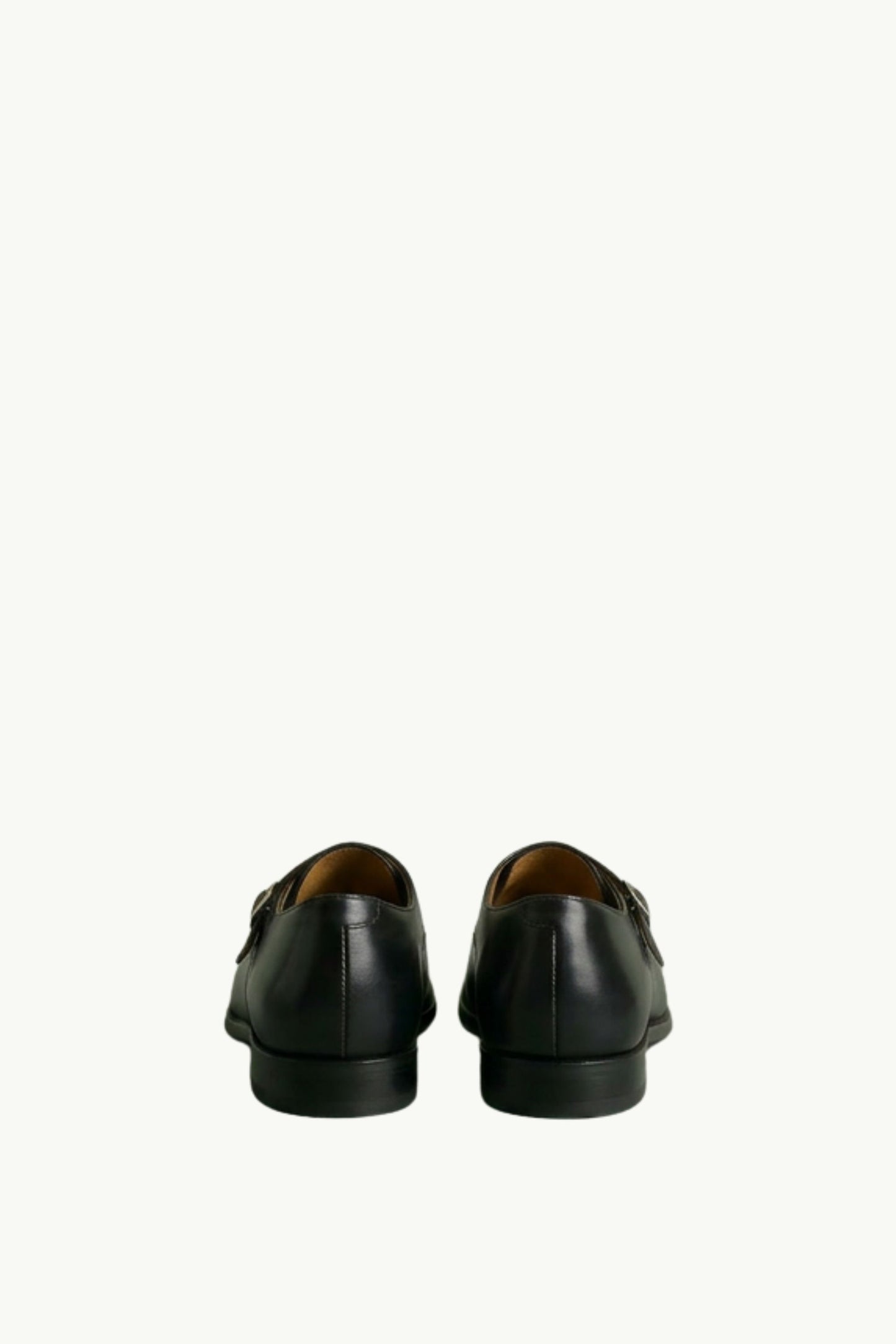  Henderson Baracco Women's Double Monk Strap Shoe Nero - 3