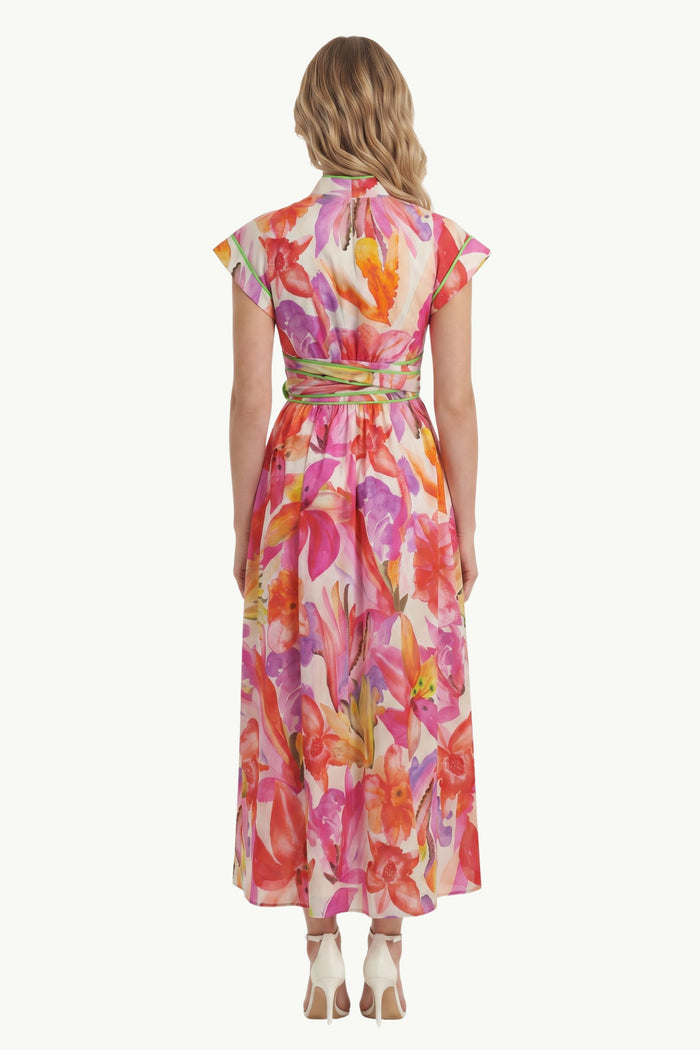 Artsy Flora Off White Maxi Dress  Donna Farm Rio-2