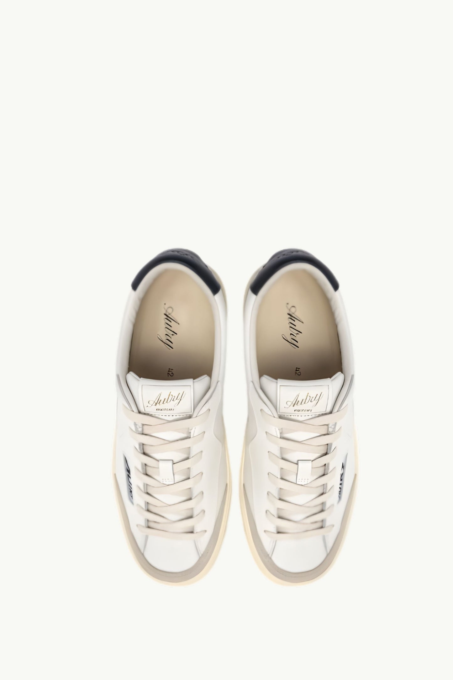  Autry Windscape Low Man Leat Suede Bianco - 4