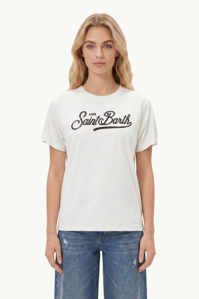  Mc2 Saint Barth Cotton T Shirt Bianco - 1