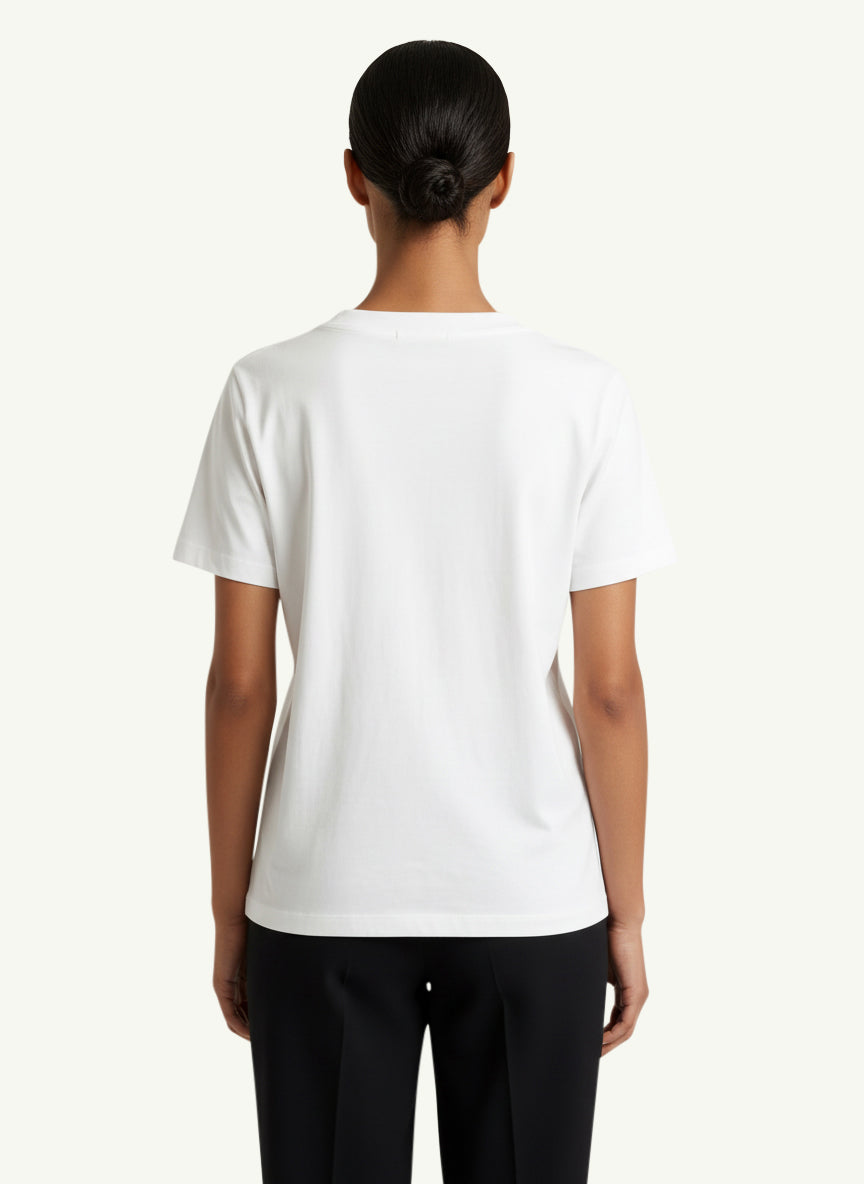  Zanone T-shirt V Kimono Bianco - 2