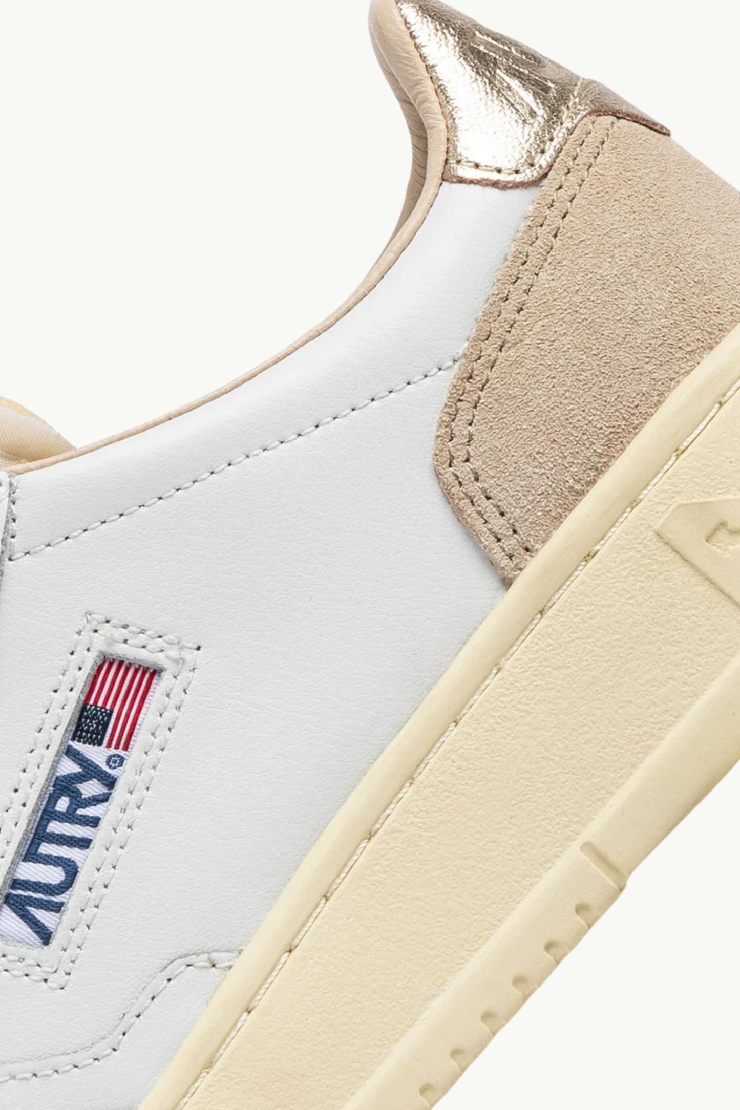 Autry Medalist Low Wom Leat Suede Bianco - 6