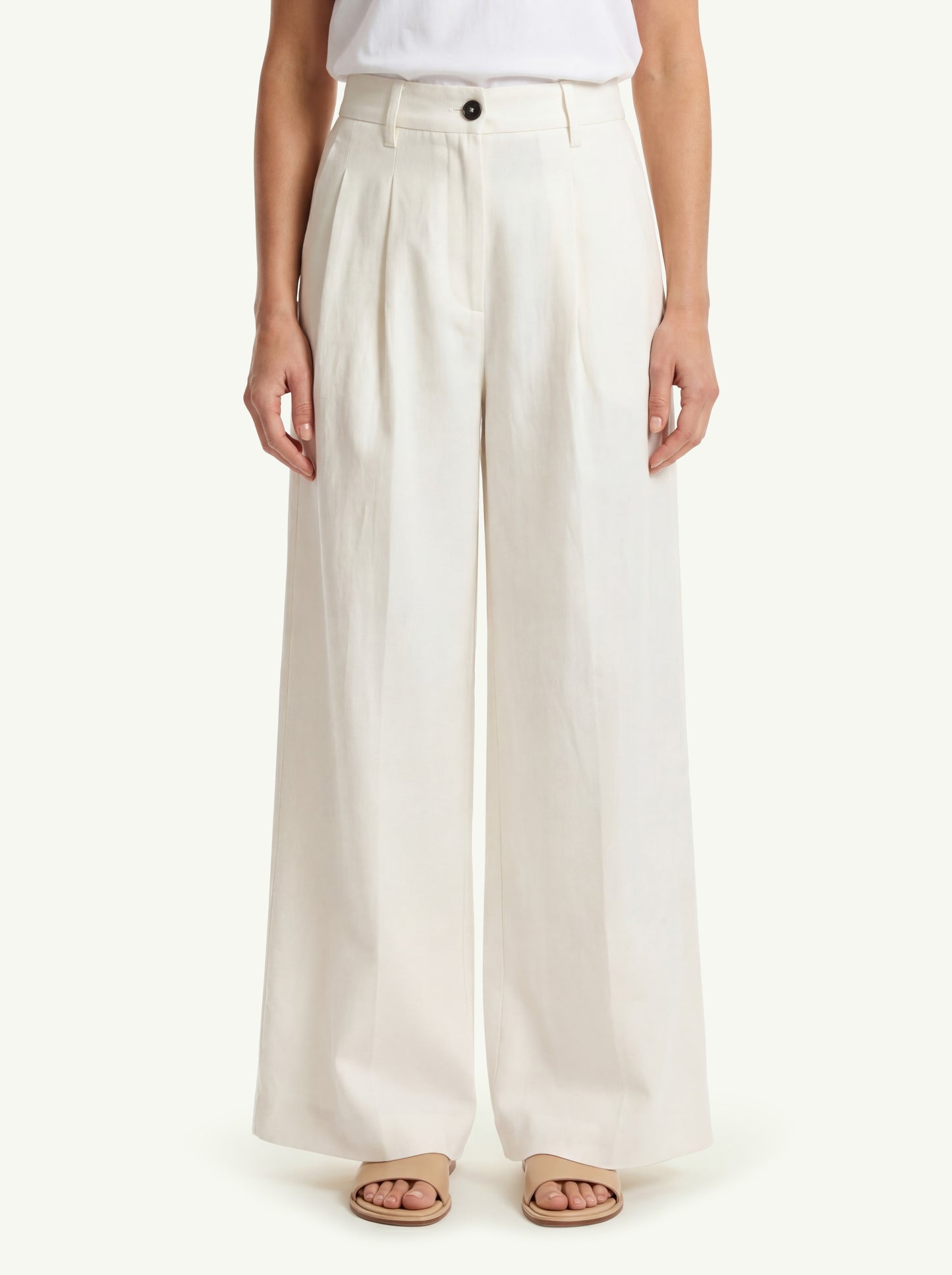  Nine In The Morning Pantalone Chino 2 Pences Bianco - 1
