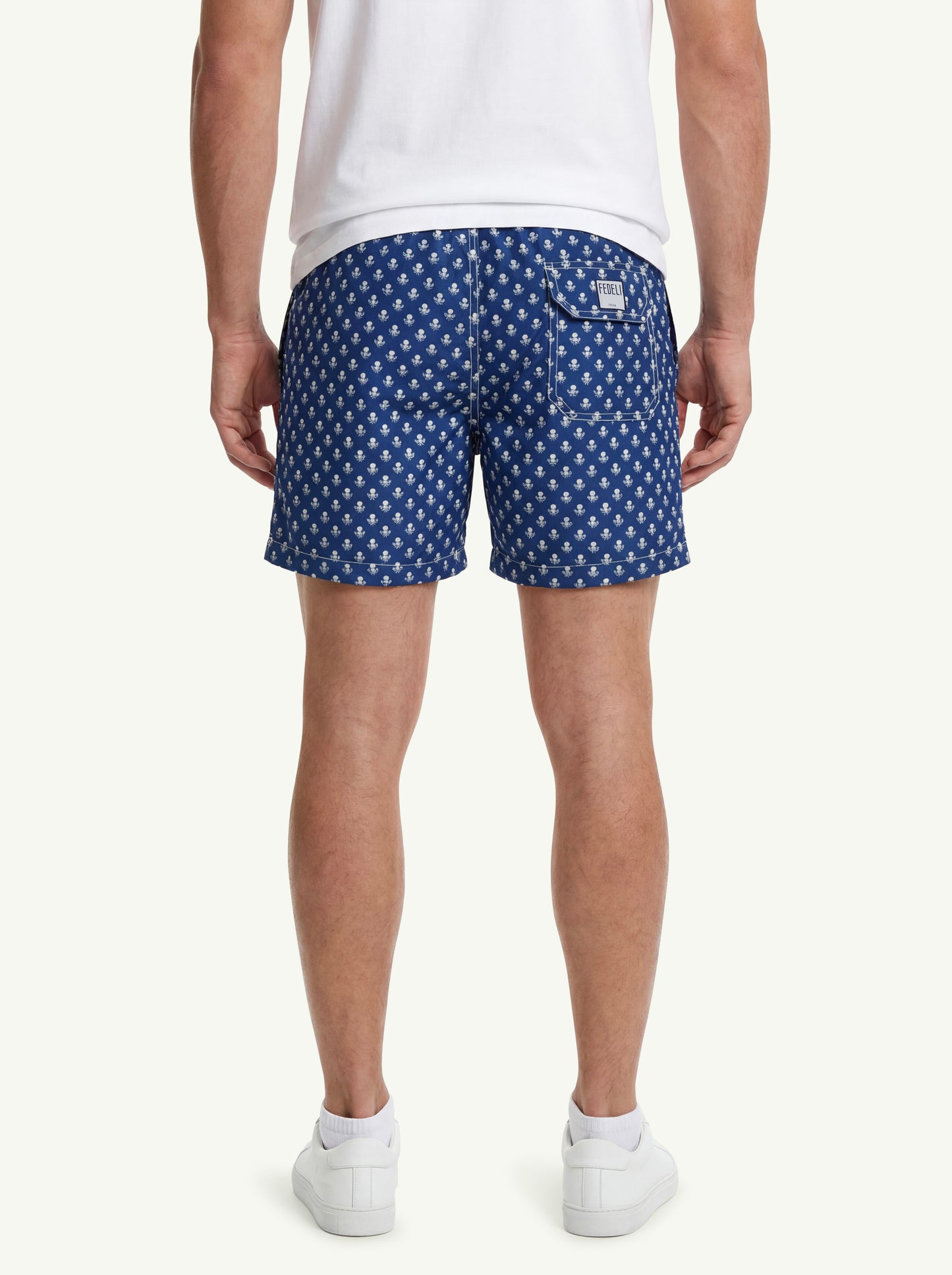  Fedeli Costume Madeira Airstop Stampato Blu - 2