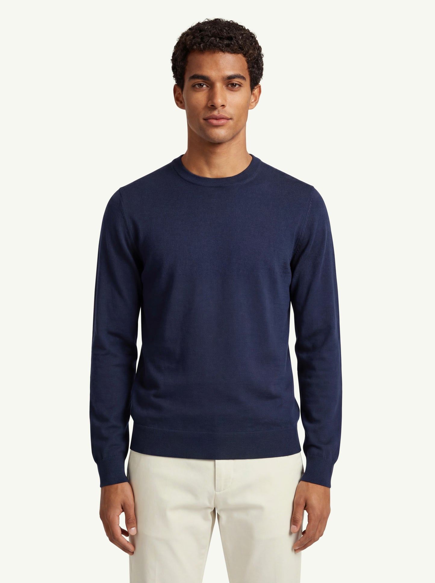  Dote Maglia Girocollo Cotsilk Blu - 1