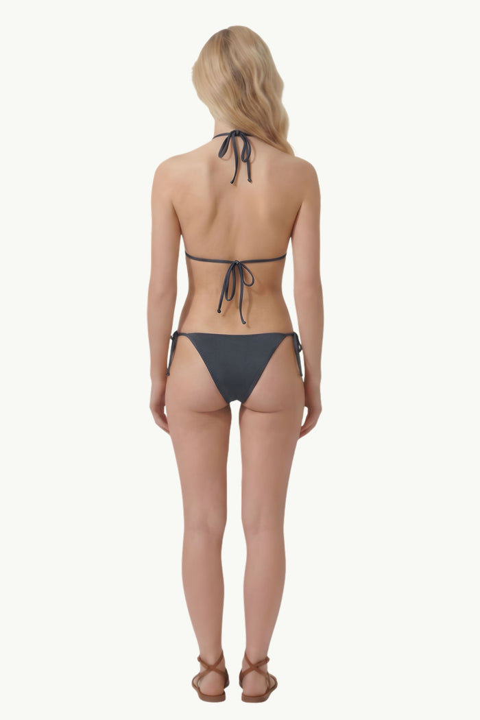  Mc2 Saint Barth Full Adjustable Triangle Bikini Top Grigio - 4