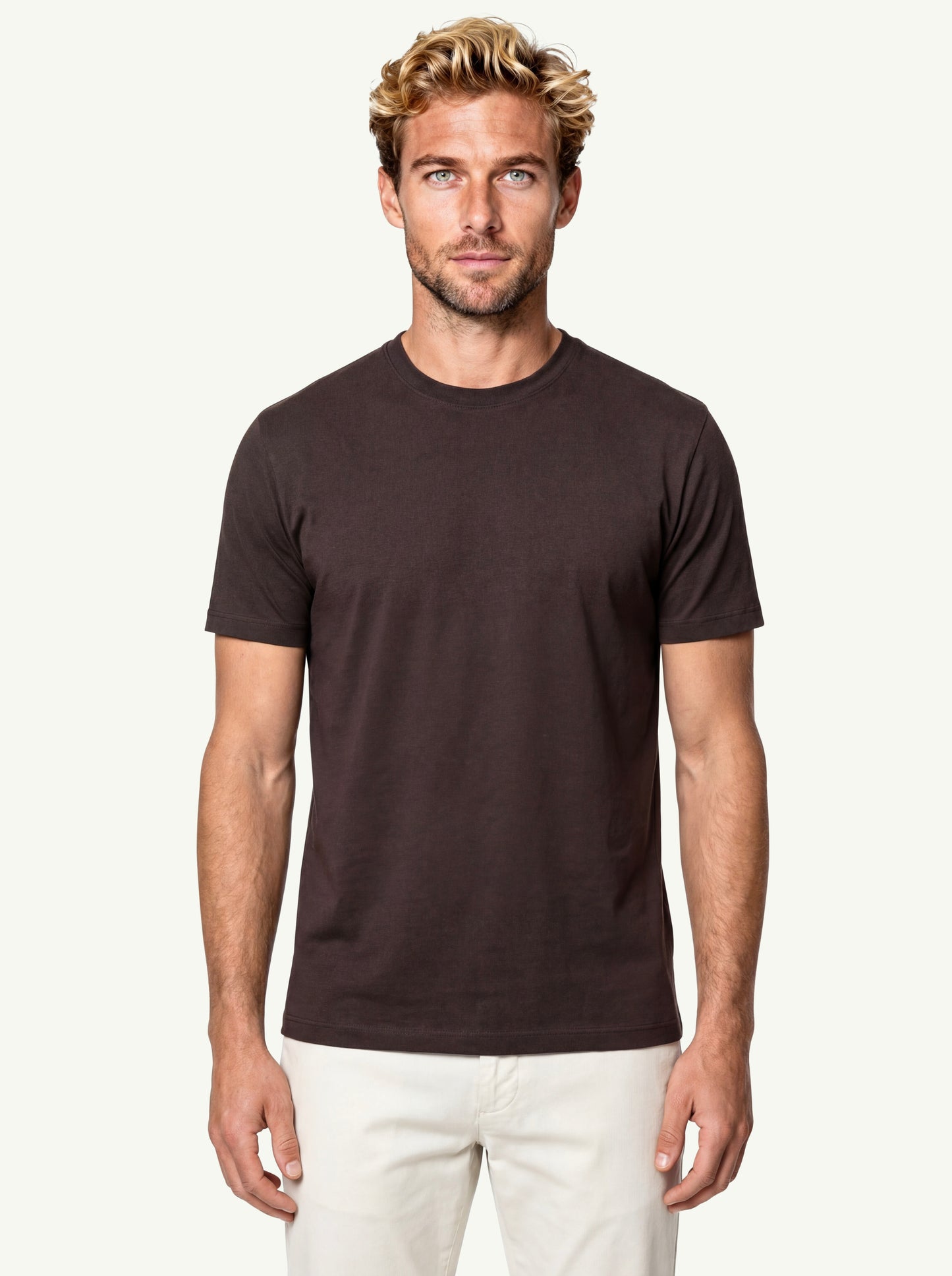  Zanone T-shirt Mc Marrone - 1