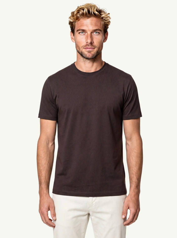 Zanone T-shirt Mc Marrone - 1