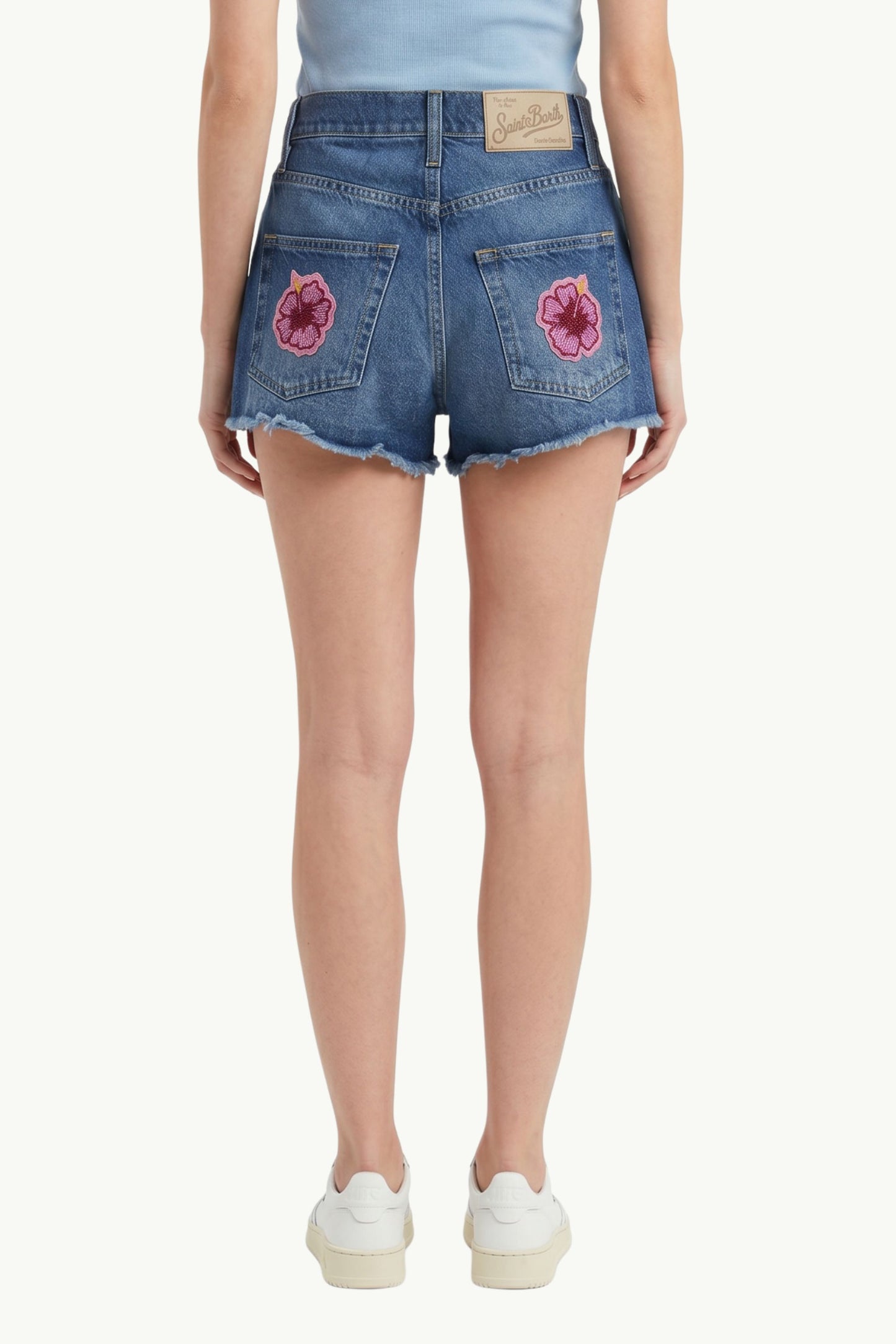  Mc2 Saint Barth Denim Short Blu - 2