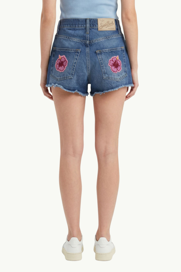 Denim Short Donna Mc2 Saint Barth-2