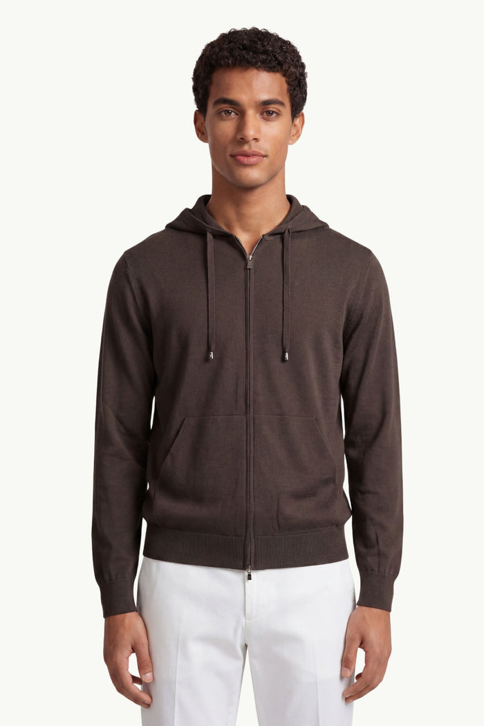Maglia Full Zip Cappuccio  Uomo Filippo De Laurentiis