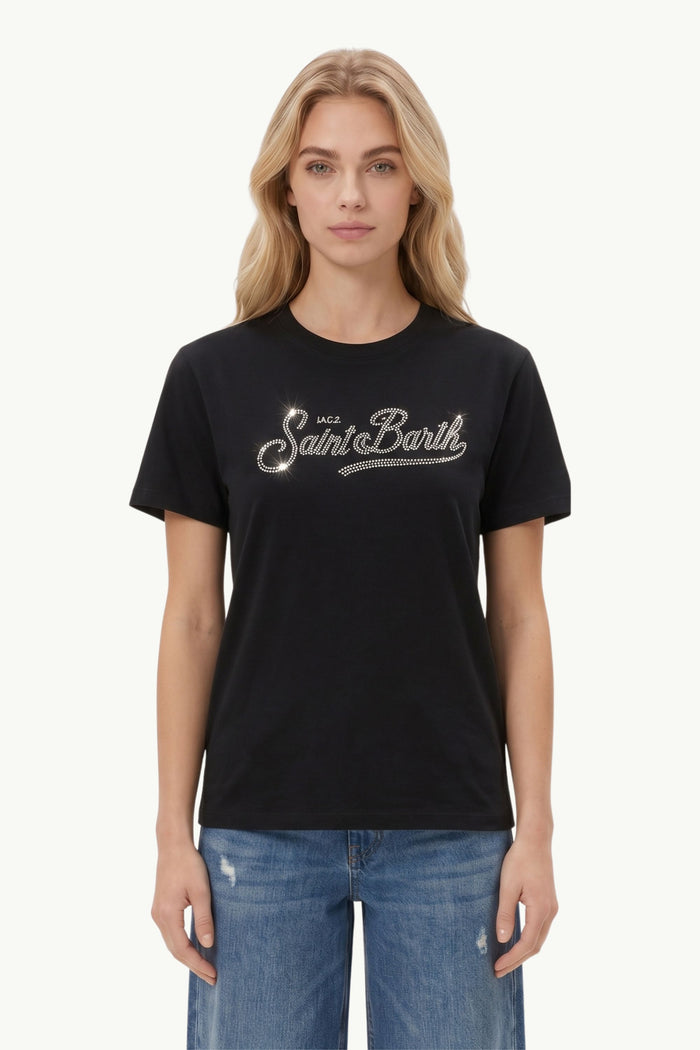  Mc2 Saint Barth Cotton T Shirt Nero - 3