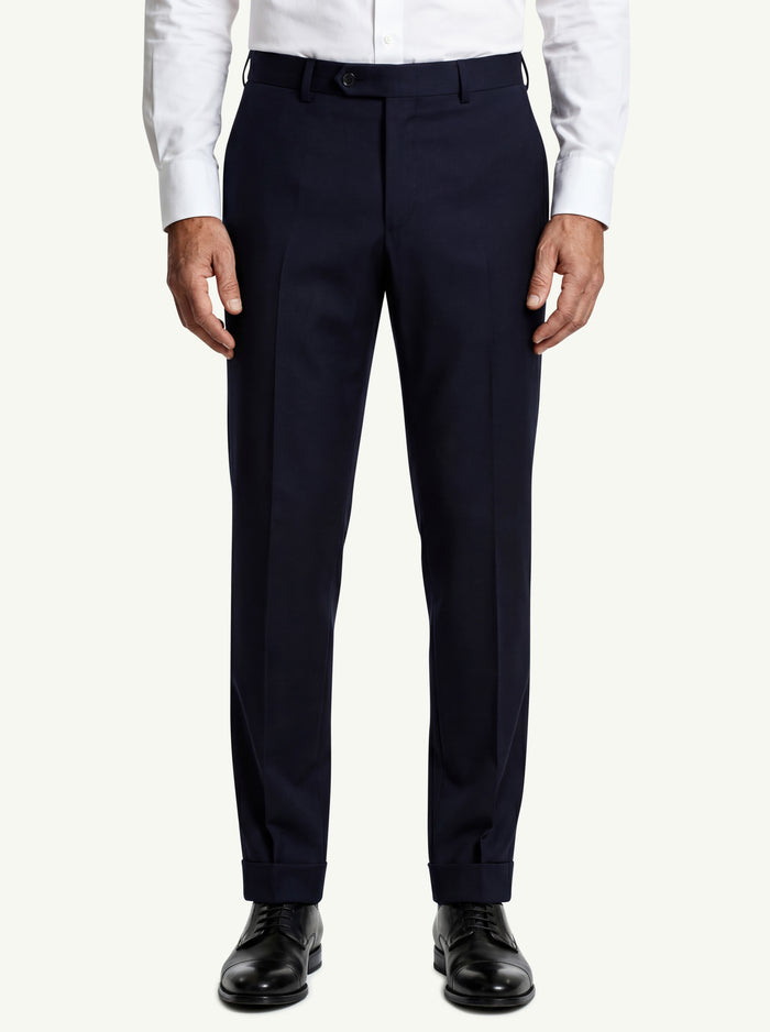  Berwich Pantalone Over Fit Blu - 1
