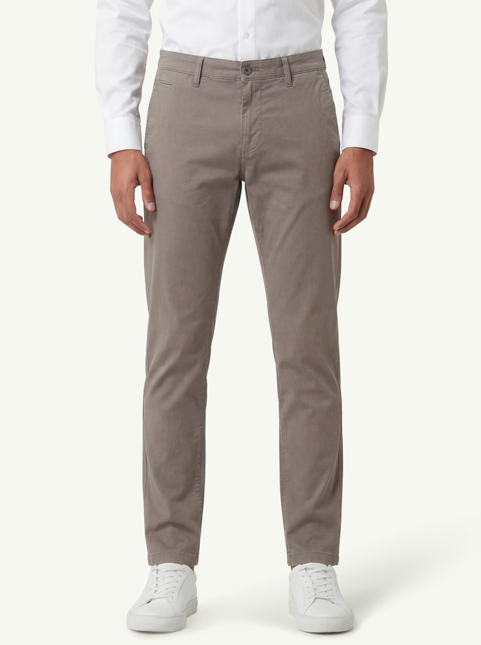  Jacob Cohen Pantalone Bobby Slim Fit Gabardina Grigio - 1