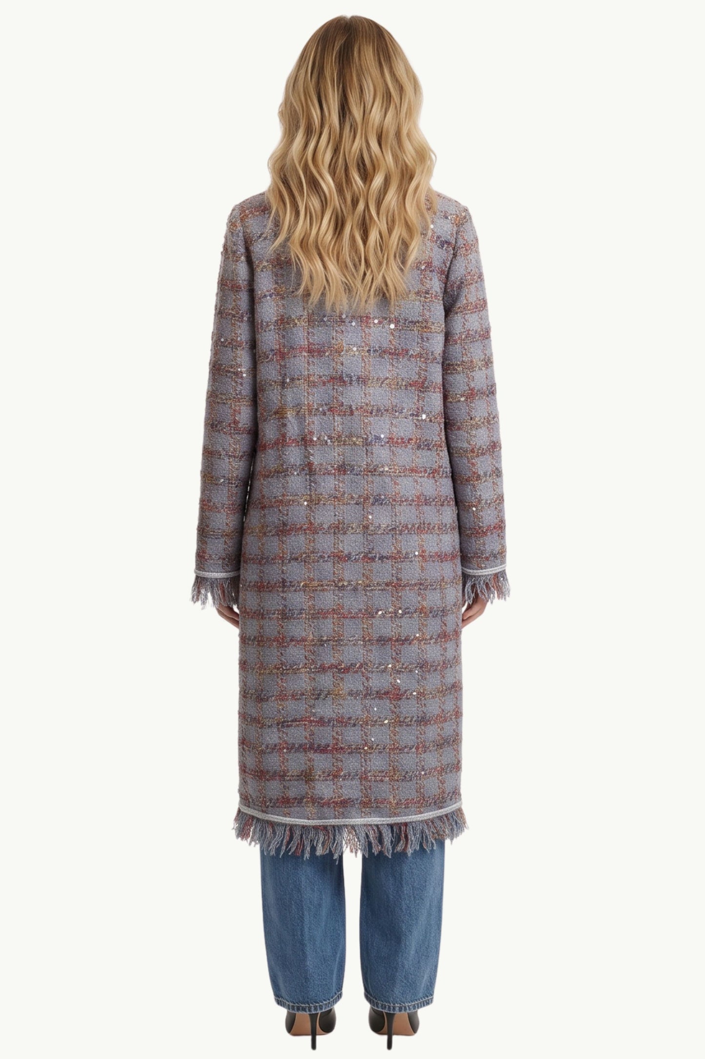  Minimeparis Women's Trench Coat Blu - 2