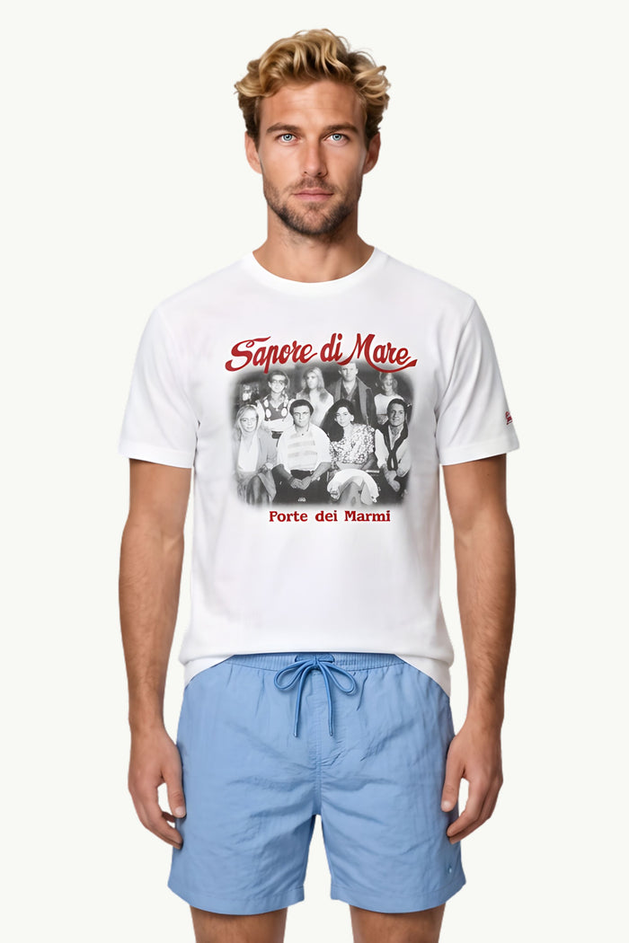 T-Shirt In Cotone Uomo Mc2 Saint Barth