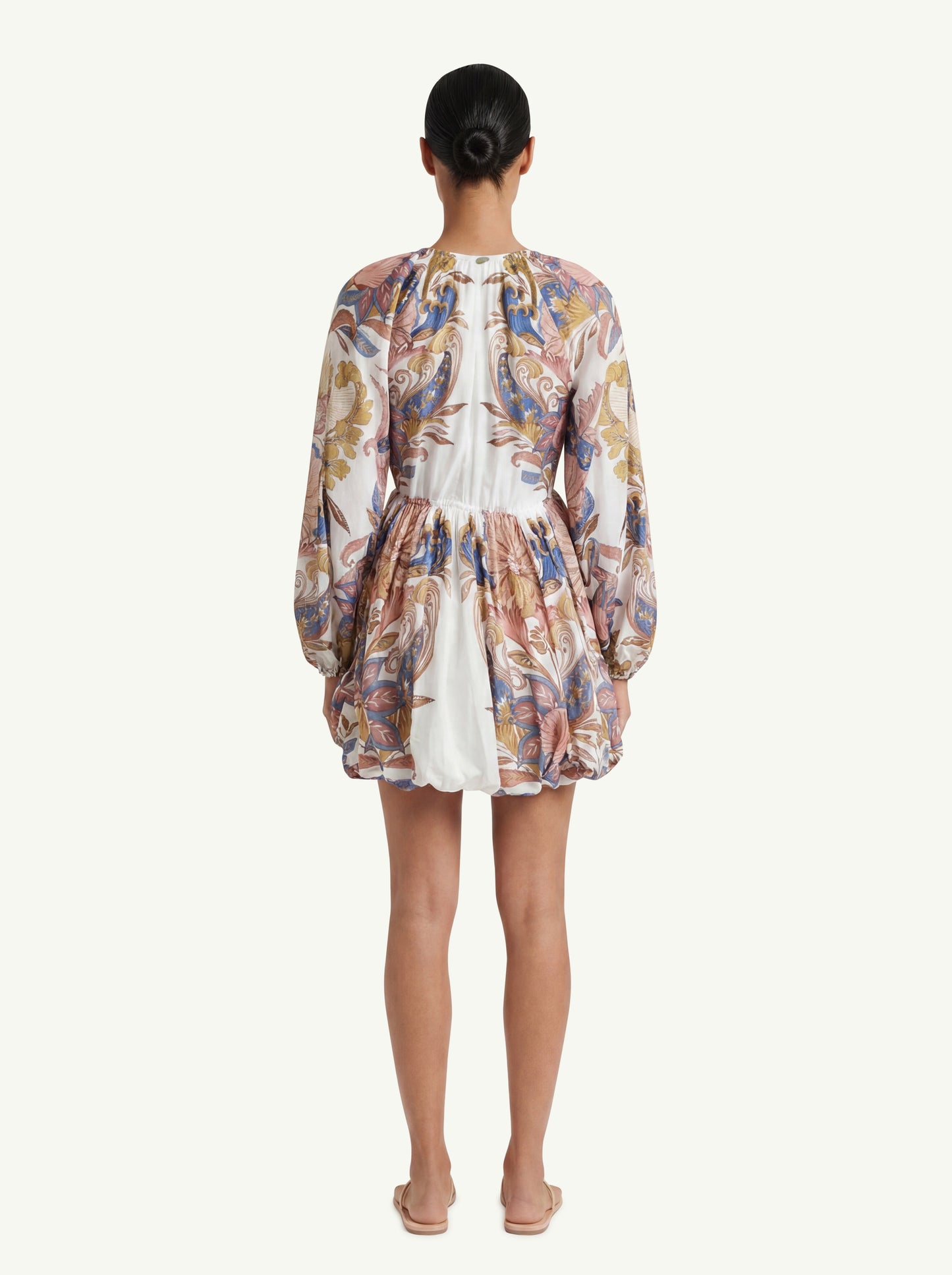  Farm Rio Sea Garden Off White Mini Bubble Dress Multicolore - 2