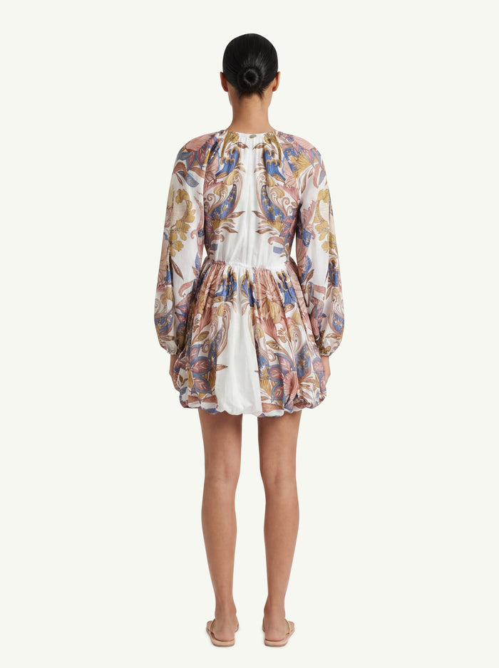 Sea Garden Off White Mini Bubble Dress Donna Farm Rio-2