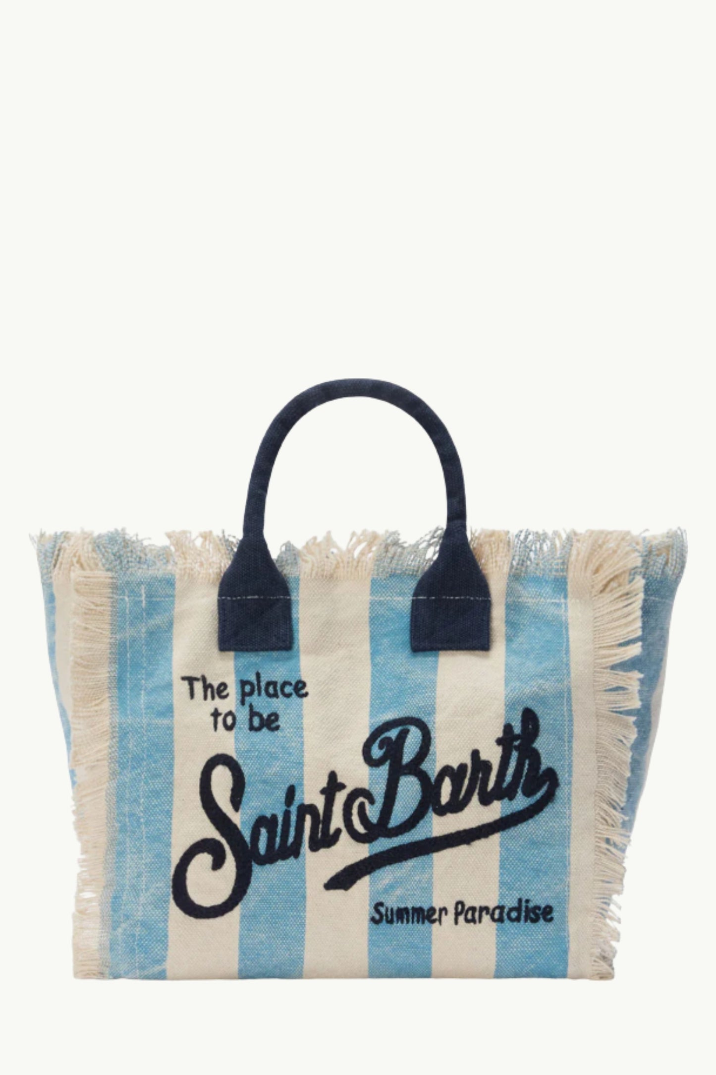  Mc2 Saint Barth Acc. Borsa Canvas Bianco - 4