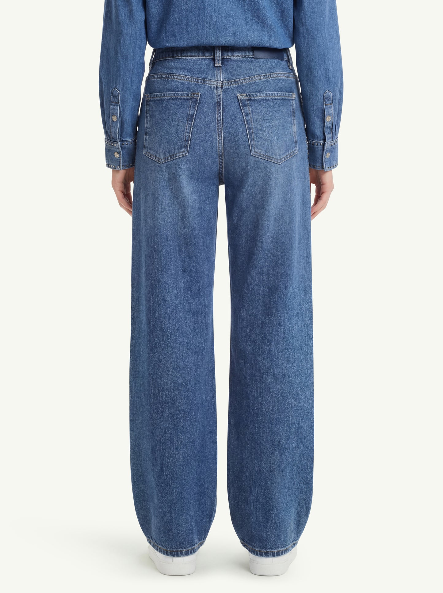  7 For All Mankind Jeans Twinsted Lotta Streeet Wise With Studs Blu - 2