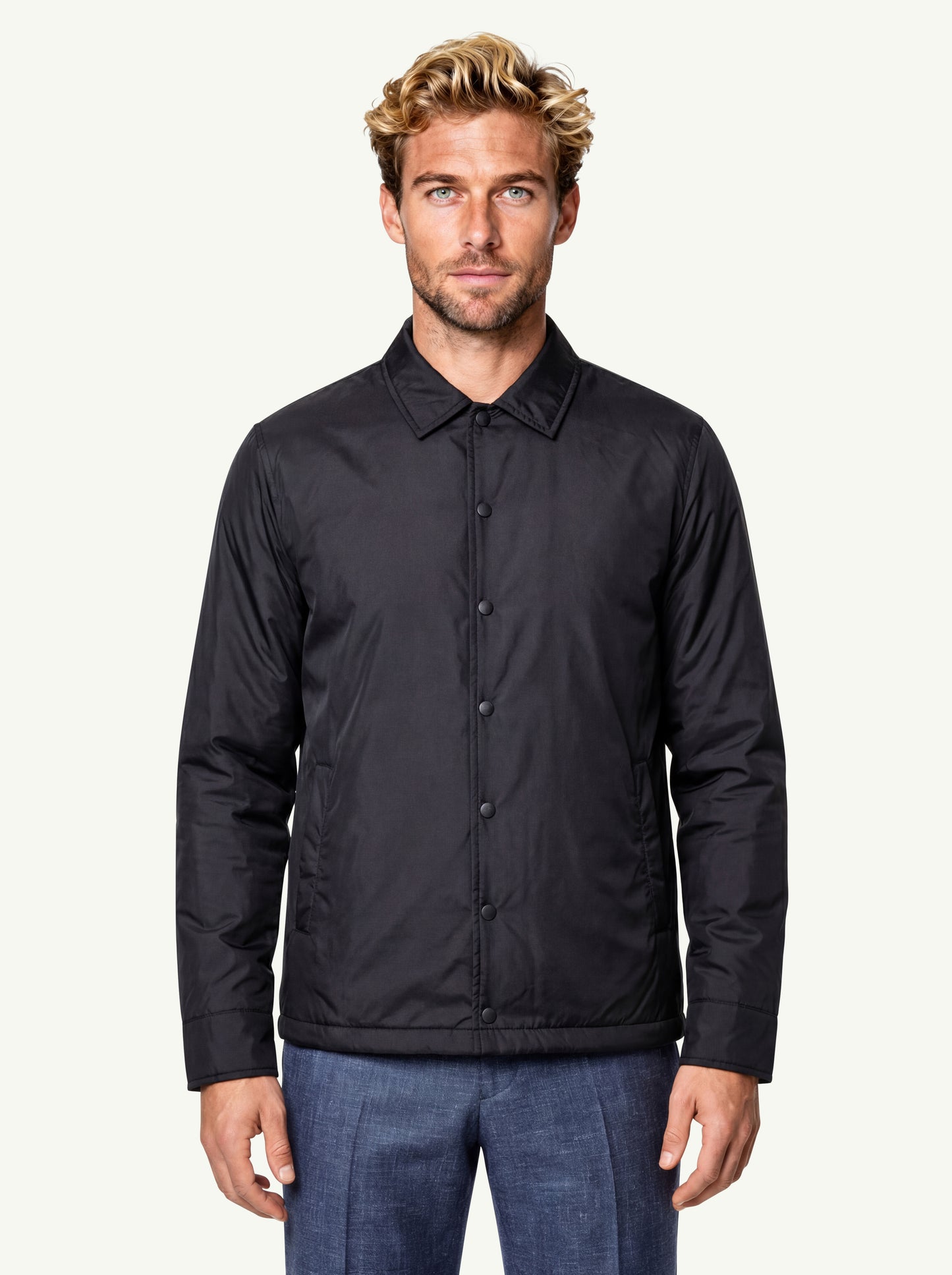  Aspesi Camicia Termica Re Shirt Nero - 1