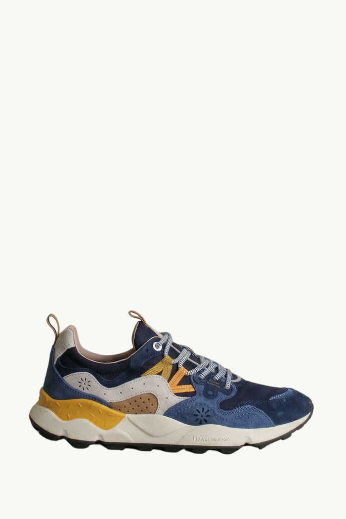 Sneakers Suede Nyalon Uomo Flower Mountain