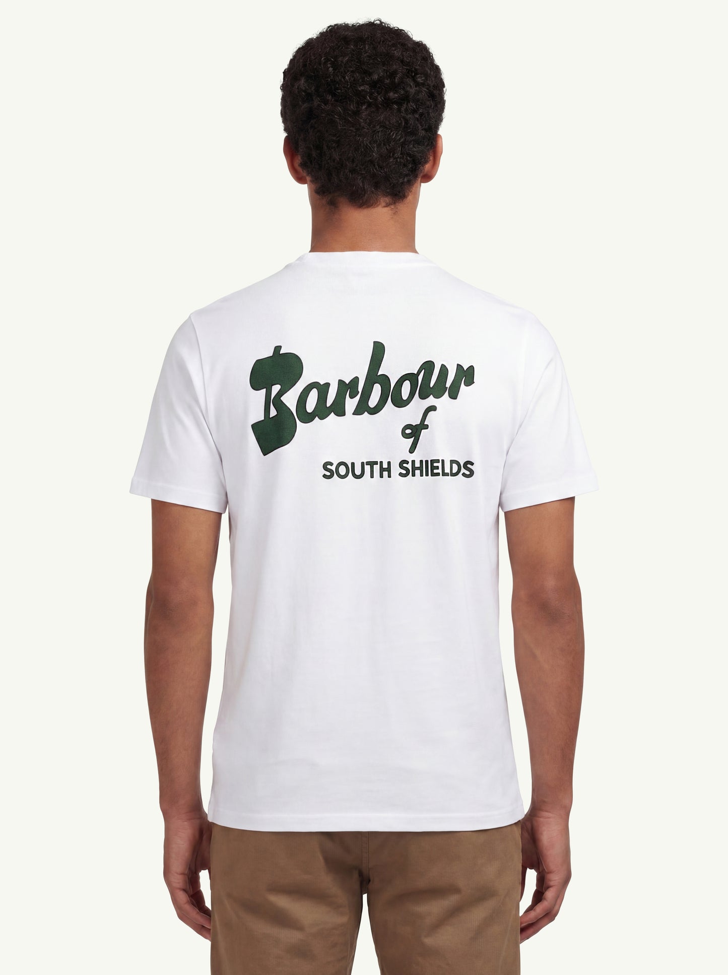  Barbour T-shirt Os Fit Archive Logo Bianco - 2