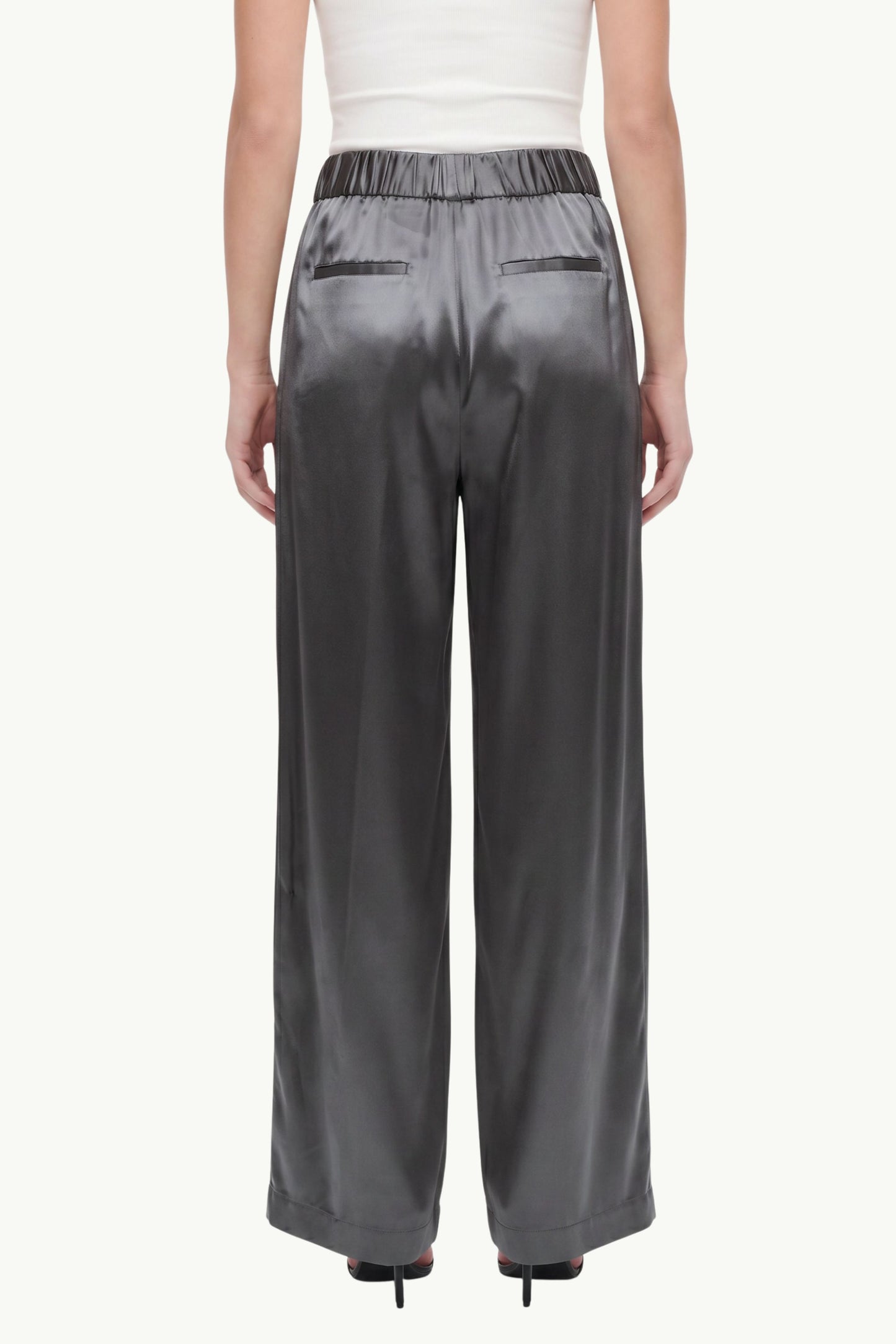  Peserico Pantalone Raso Lucido Verde - 2