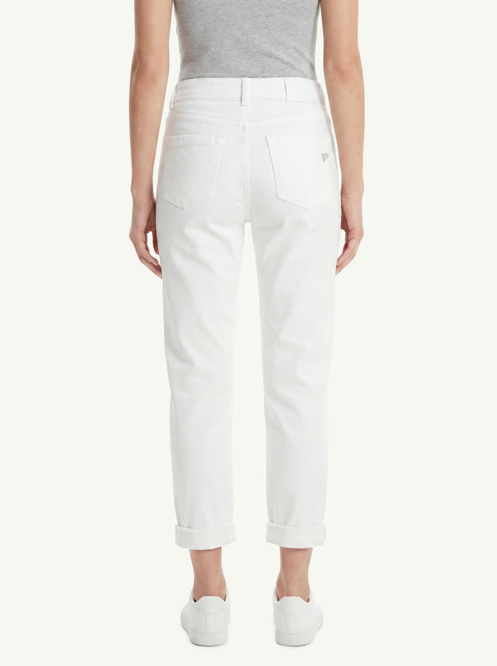 Jeans Loose Koons Bottone Gioiello Donna Dondup-2