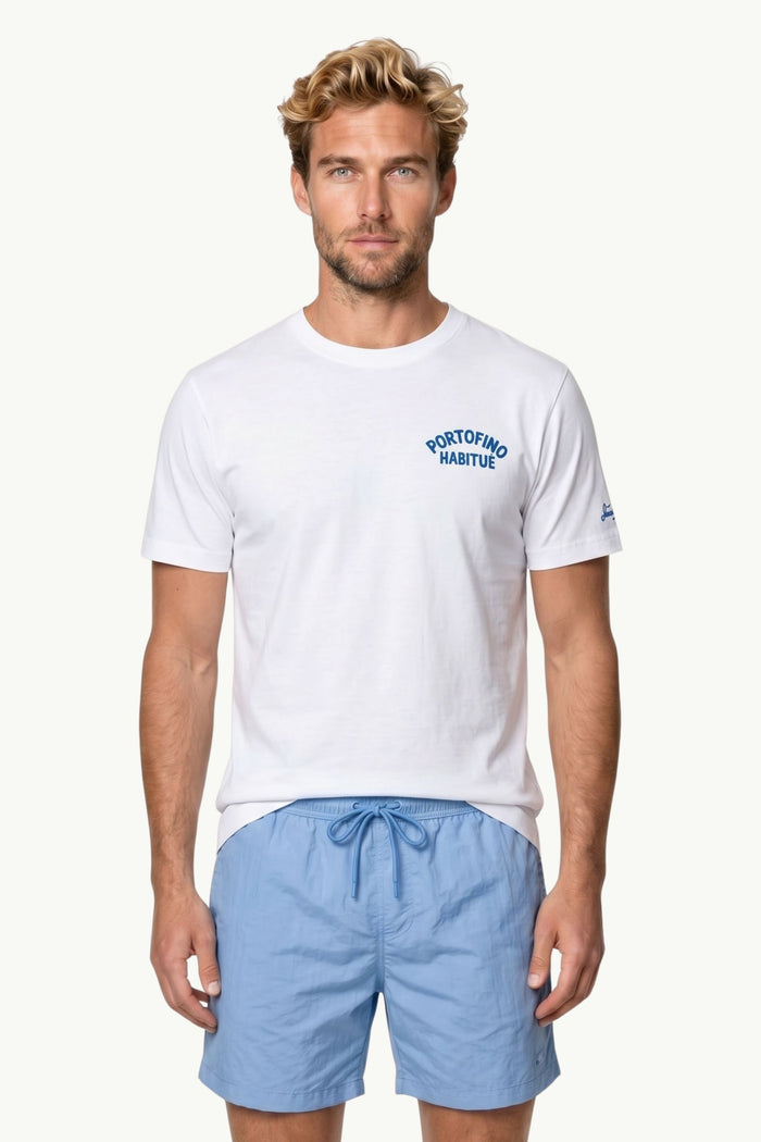 T-Shirt In Cotone  Uomo Mc2 Saint Barth