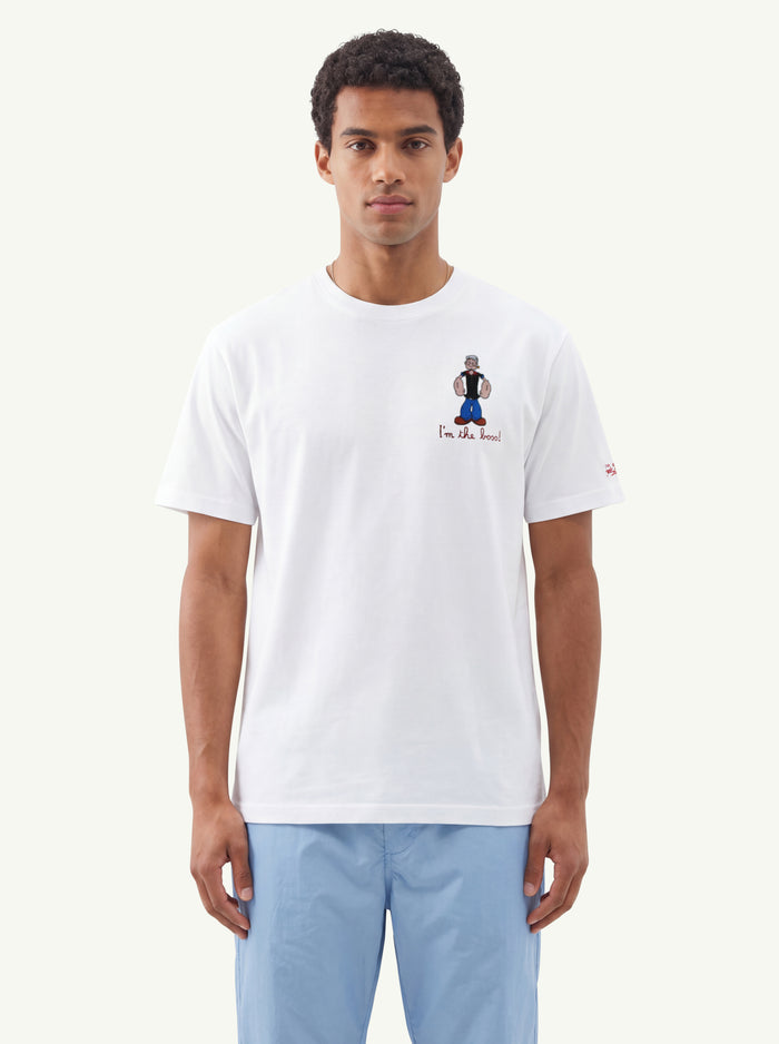 T-Shirt In Cotone  Uomo Mc2 Saint Barth