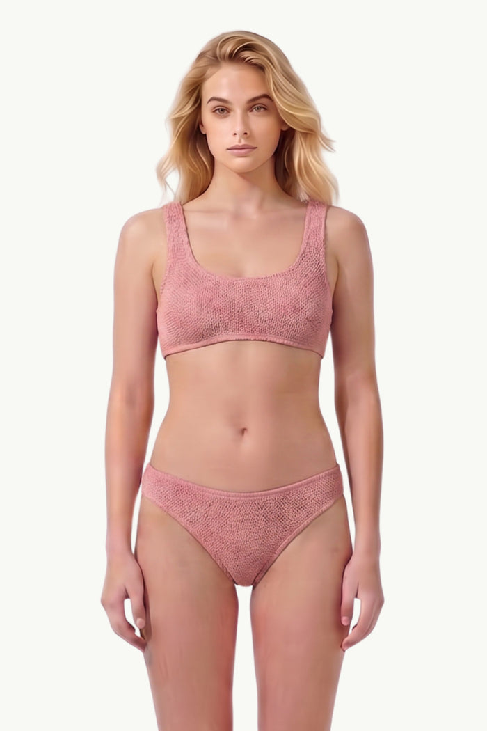 Crinkle Bralette Bikini Top  Donna Mc2 Saint Barth