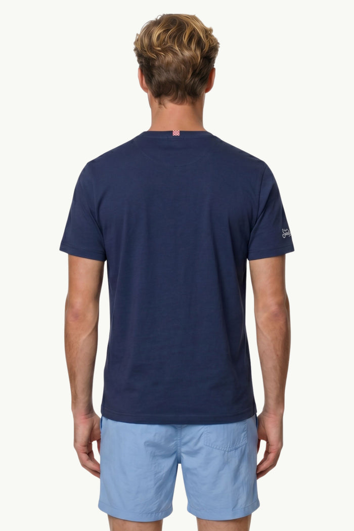T-Shirt In Cotone  Uomo Mc2 Saint Barth-2