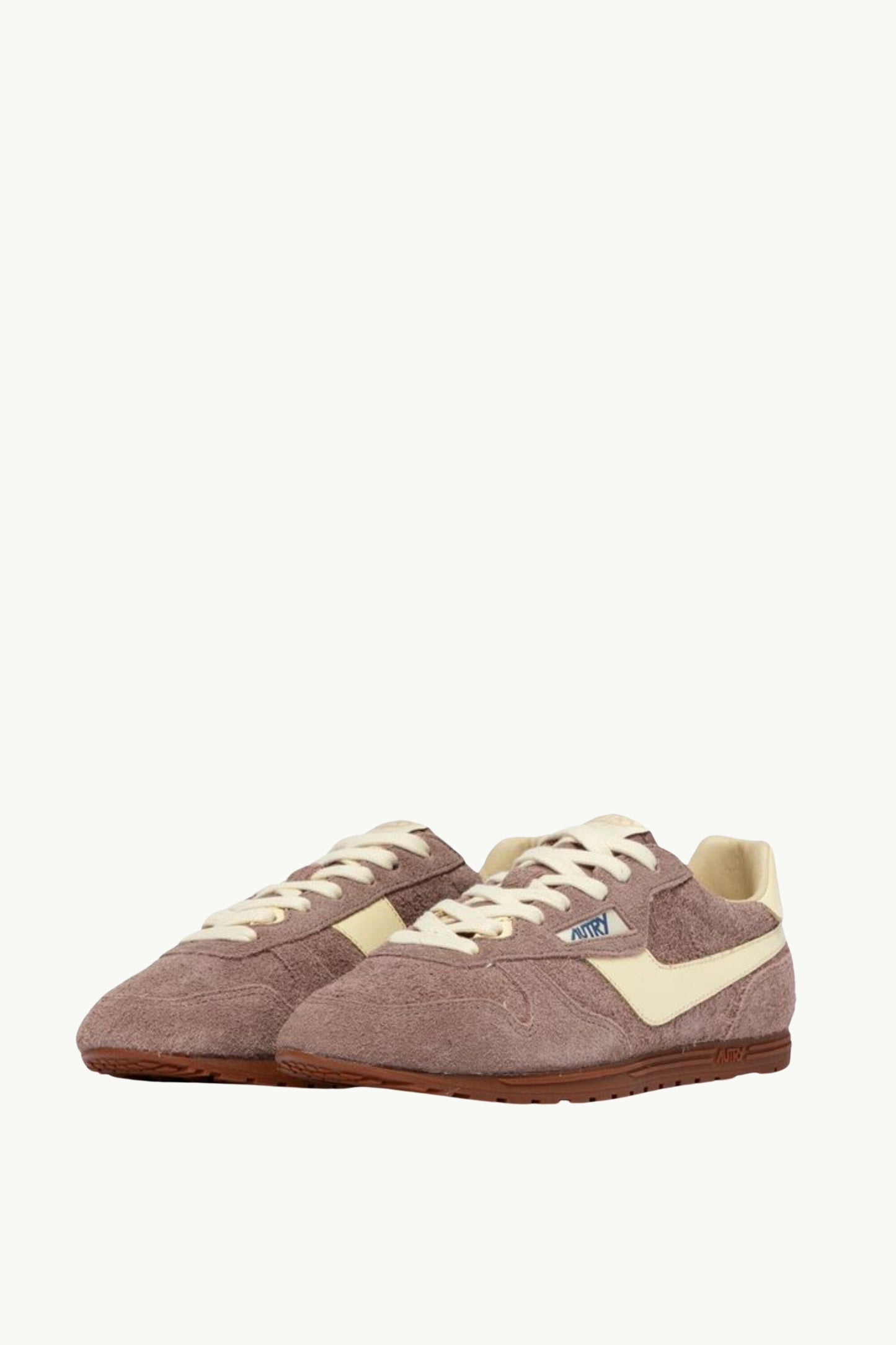  Autry Windspin Low Wom Suede Leat Marrone - 2