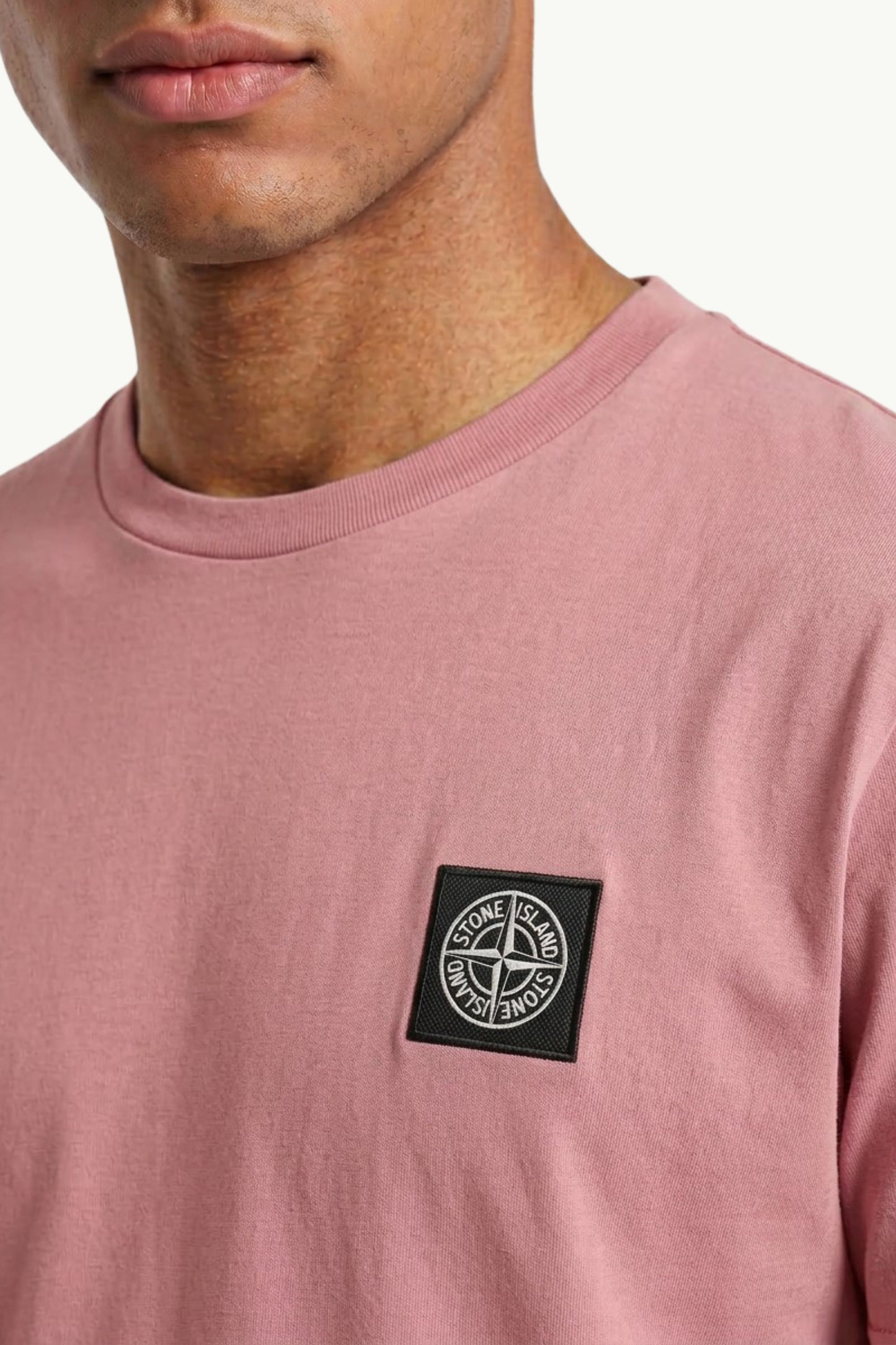  Stone Island Men's S/s T-shirt Rosa - 3