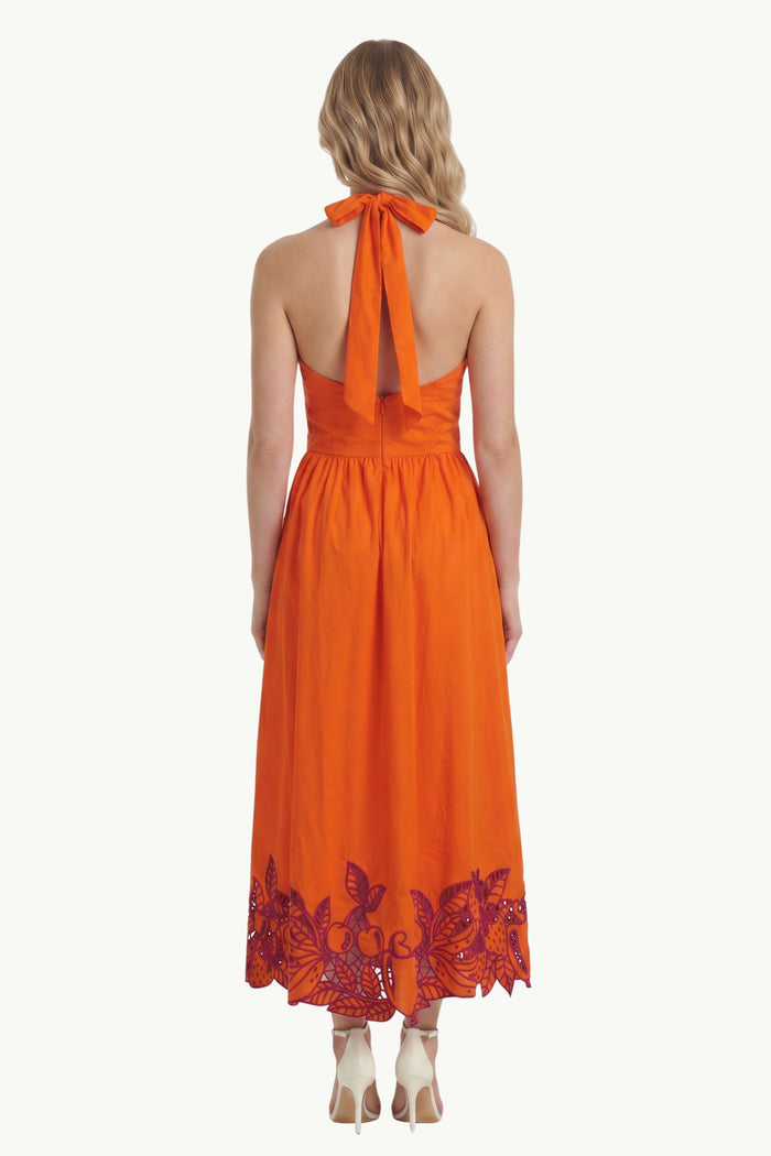 Artsy Flora Off White Maxi Dress  Donna Farm Rio-2