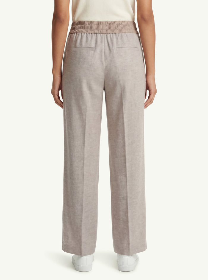 Pantalone Di Cotone Con Lurex Donna Peserico-2