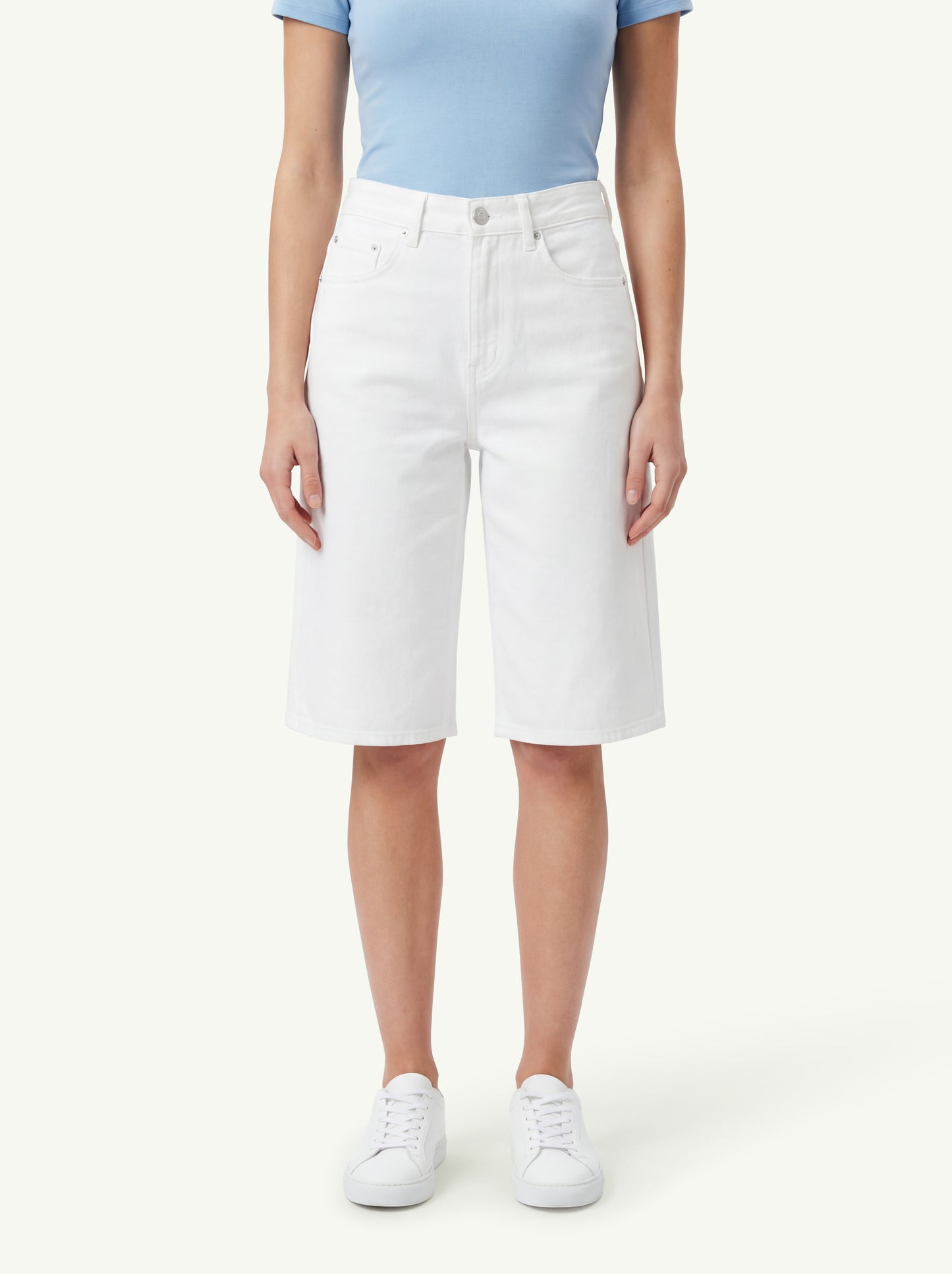  Dondup Bermuda Regular Delfine Bianco - 1