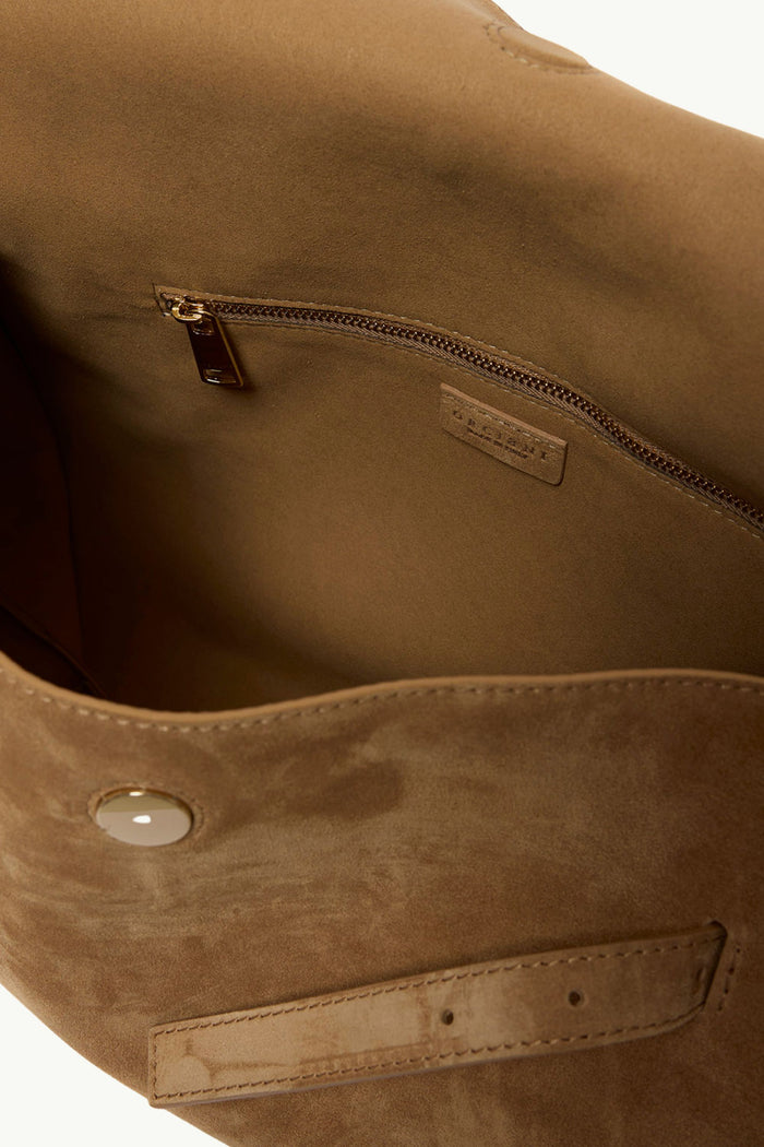  Orciani Borsa Venus M Peach Fringe Marrone - 7