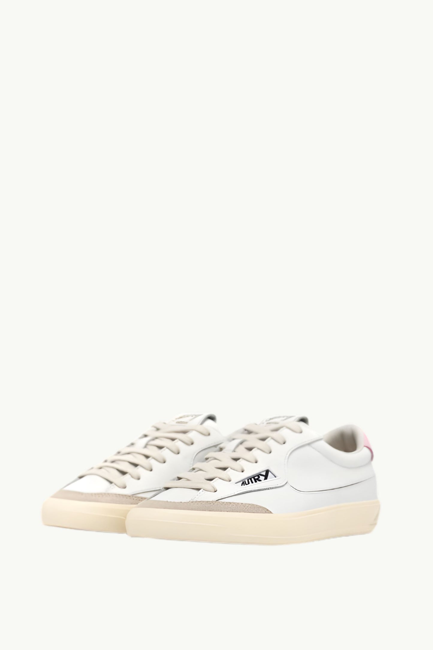 Autry Windscape Low Wom Leat Sude Bianco - 2