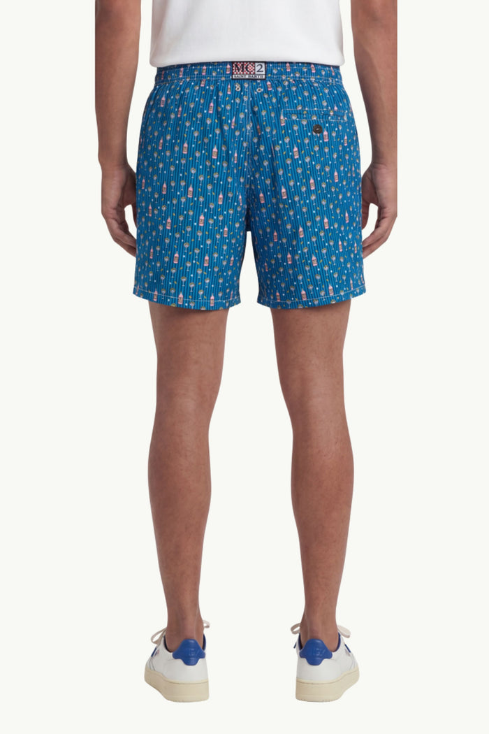  Mc2 Saint Barth Costume Ultralight Stretch Blu - 4