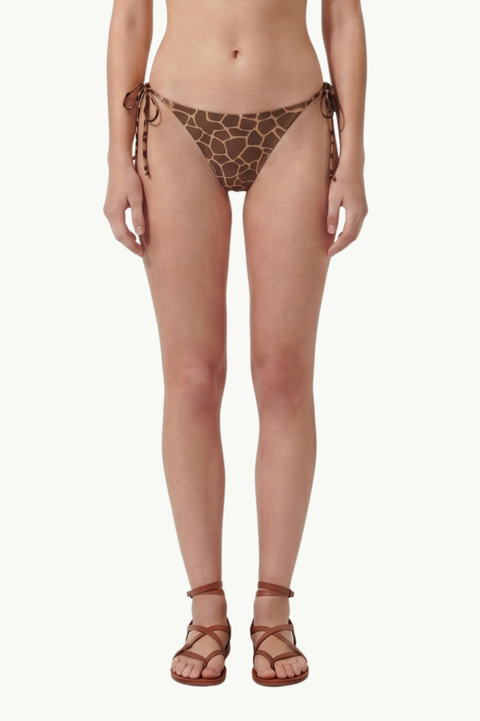 Normal Coverage Bottom With Self-Tie Donna Mc2 Saint Barth